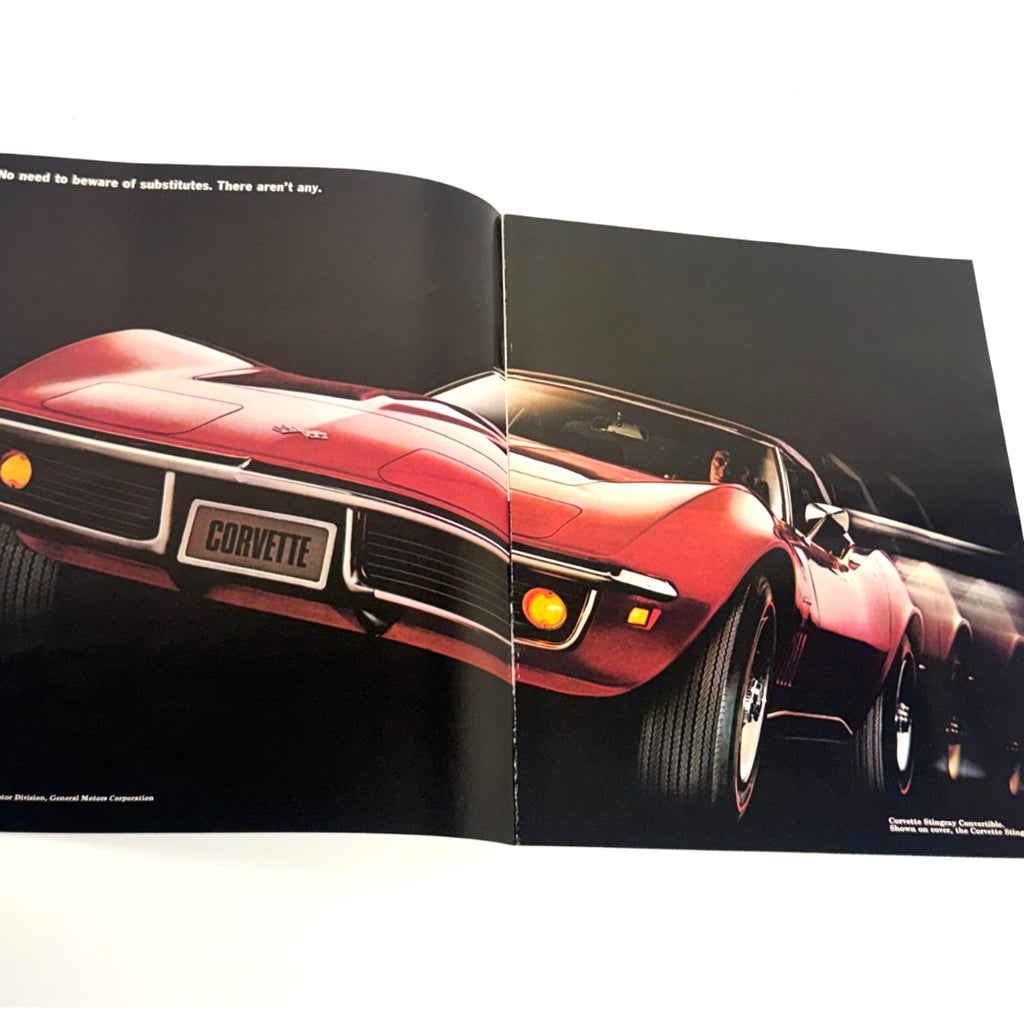 Vtg 1969 Chevrolet Corvette Prestige Dealer Sales Brochure Stingray Hardtop