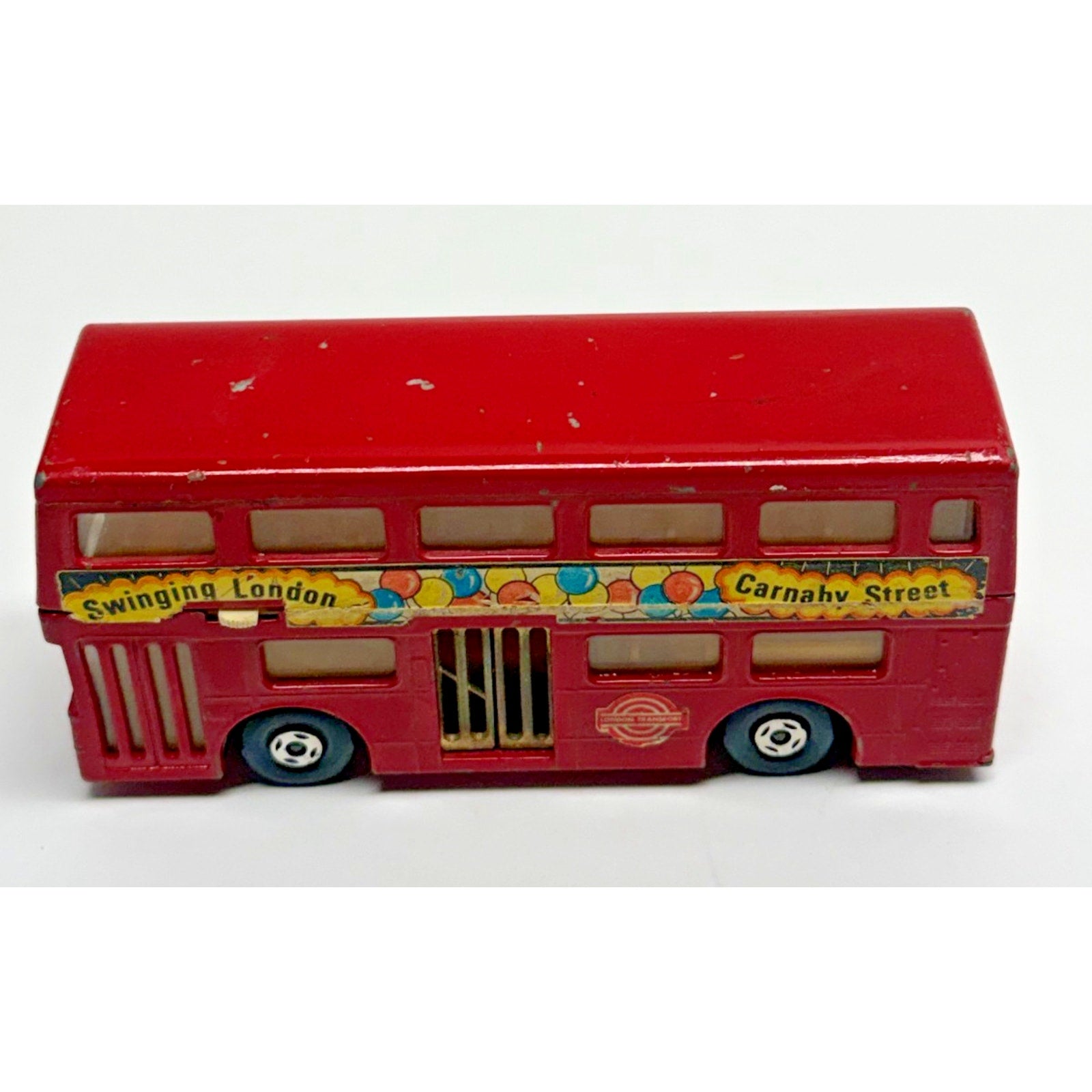 Vintage Matchbox Super Kings Londoner K-15 Swinging London Carnaby St Double Dec