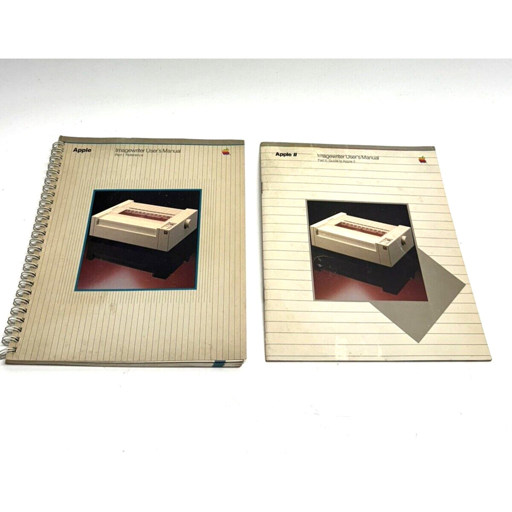 Vintage Apple ImageWriter Printer User’s Manual Reference & Guide Part I & II