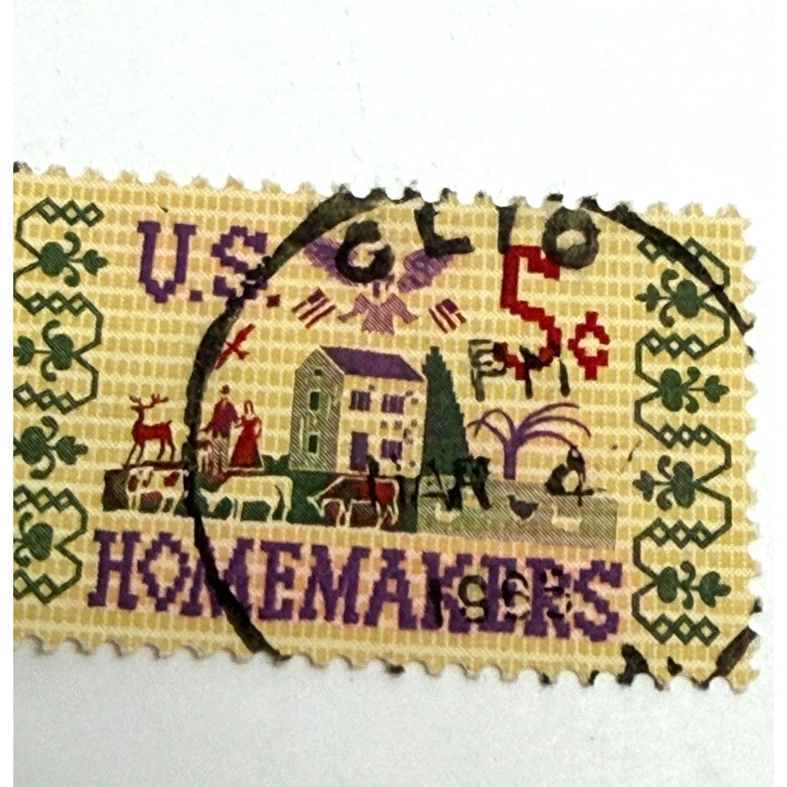 Vintage 1964 COMMEMORATIVE SET OF 7 U.S. POSTAGE STAMPS