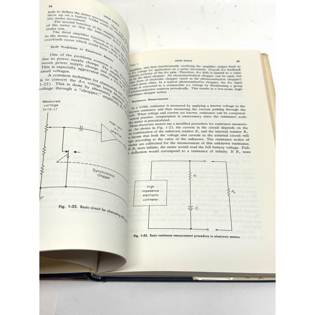 Vintage Handbook of Electronic Meters Theory and Application John D. Lenk HC