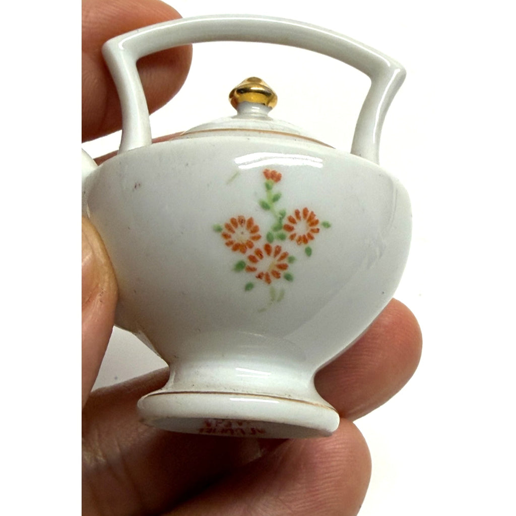 Vintage Niagara Falls, ny. mini tea pot shape salt & Pepper set Occupied Japan