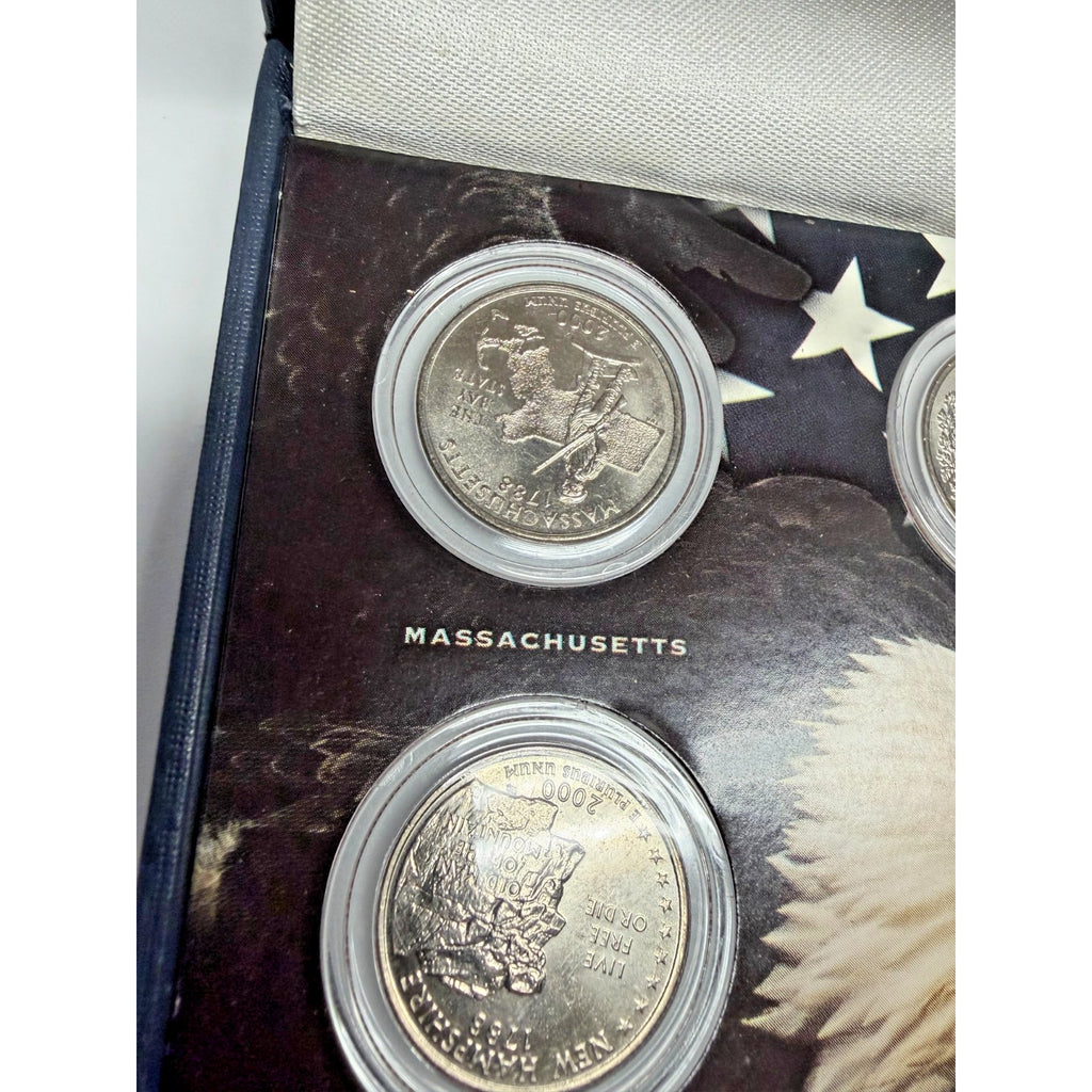 Vtg 2000 Mint State Quarter Collection 5-Coin Set World Reserve MonetaryExchange