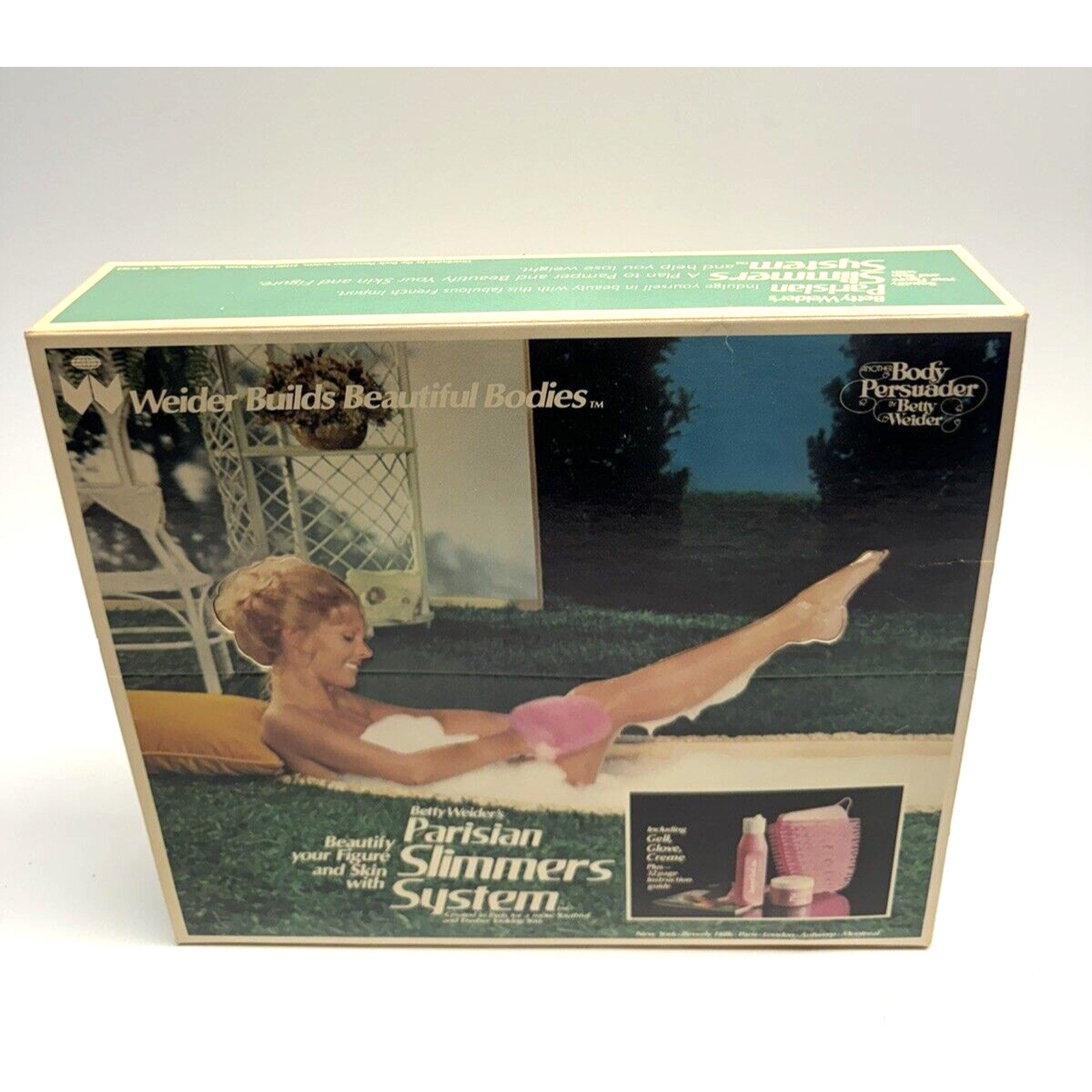VINTAGE Health and Beauty Parisian Slimmers System Original Box, Manual & Brush