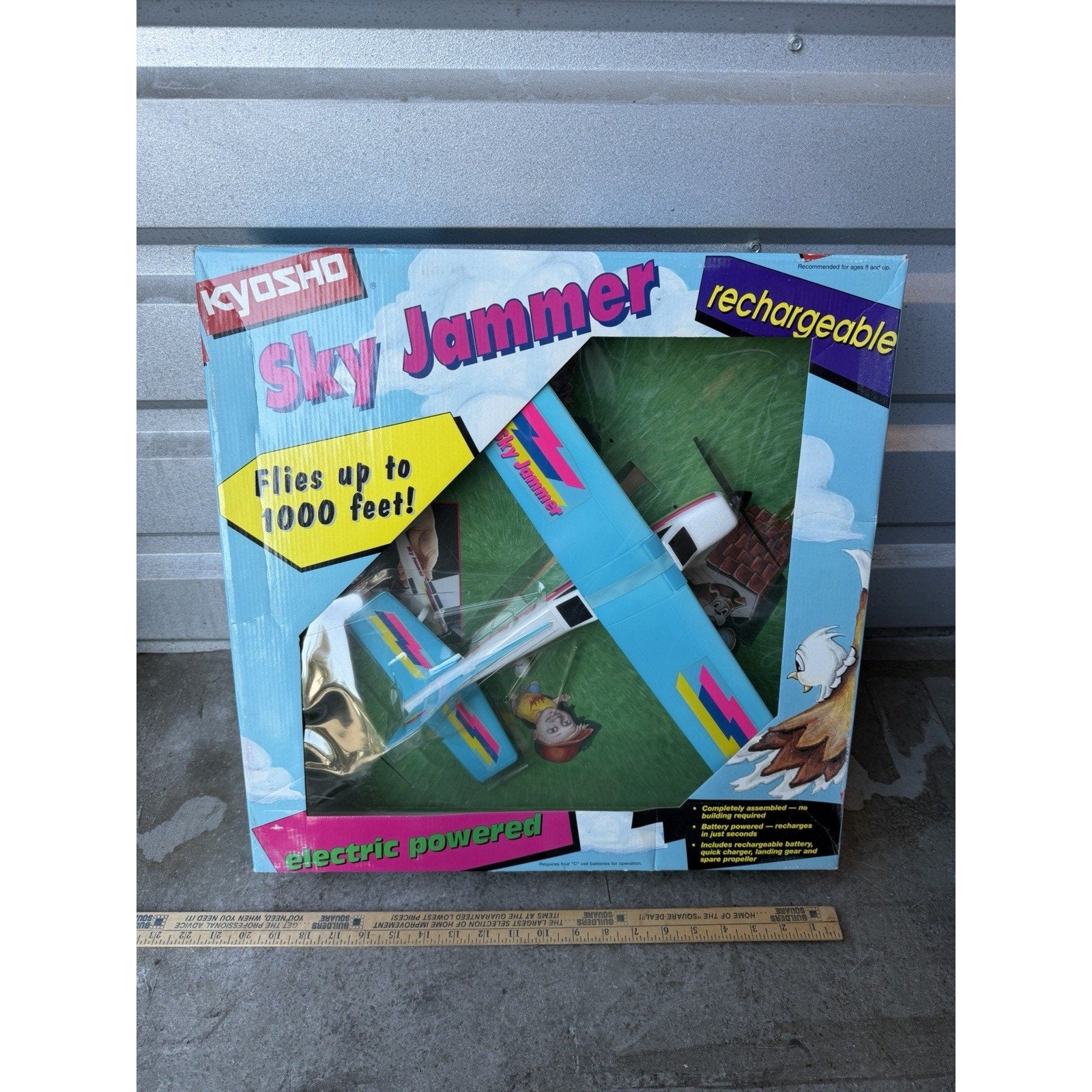 Vintage Rare FACTORY SEALED Kyosho Sky Jammer Remote Plane