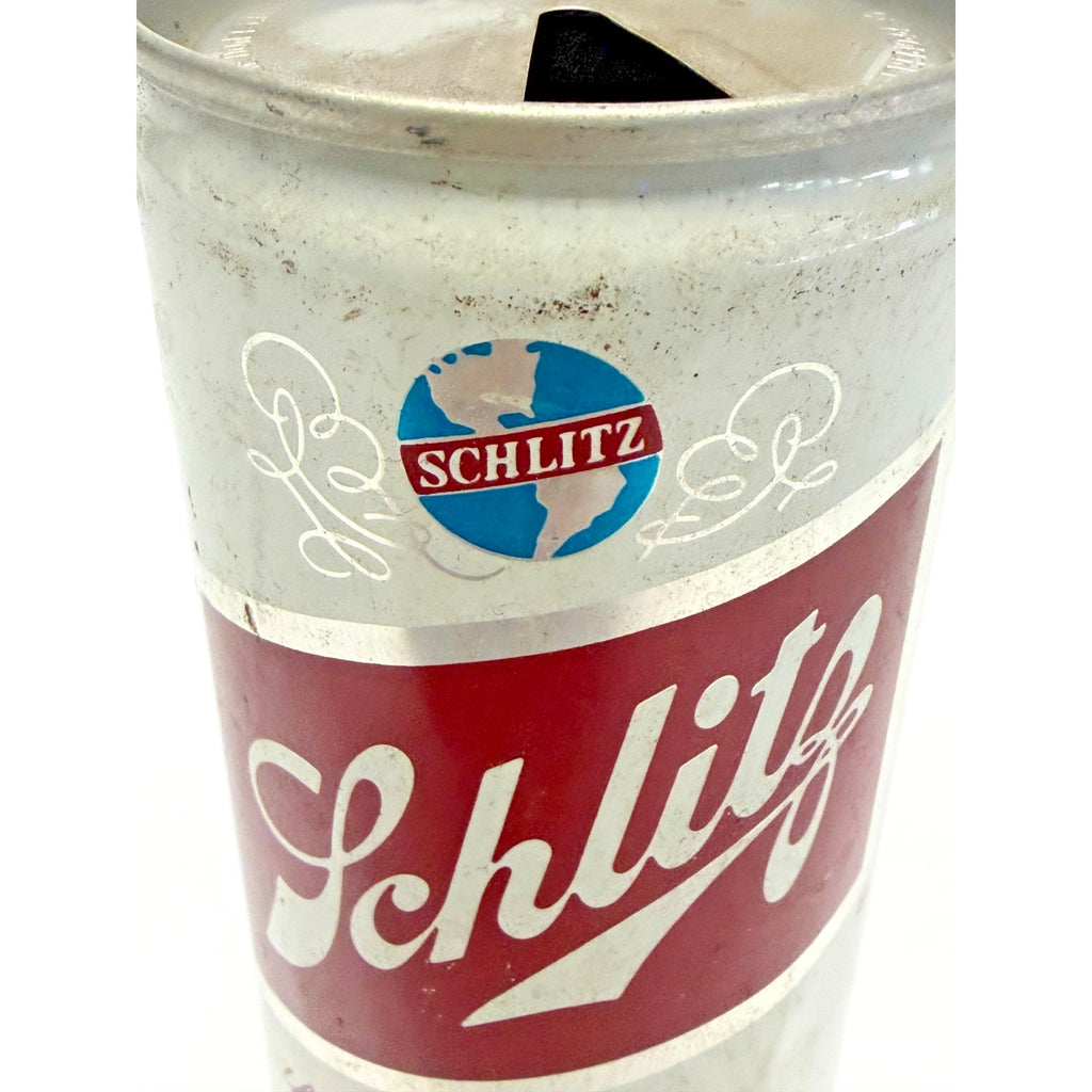 Vintage Schlitz Lift Pull Tab Top 12oz Beer Milwaukee Antique Schlitz 1975 Can