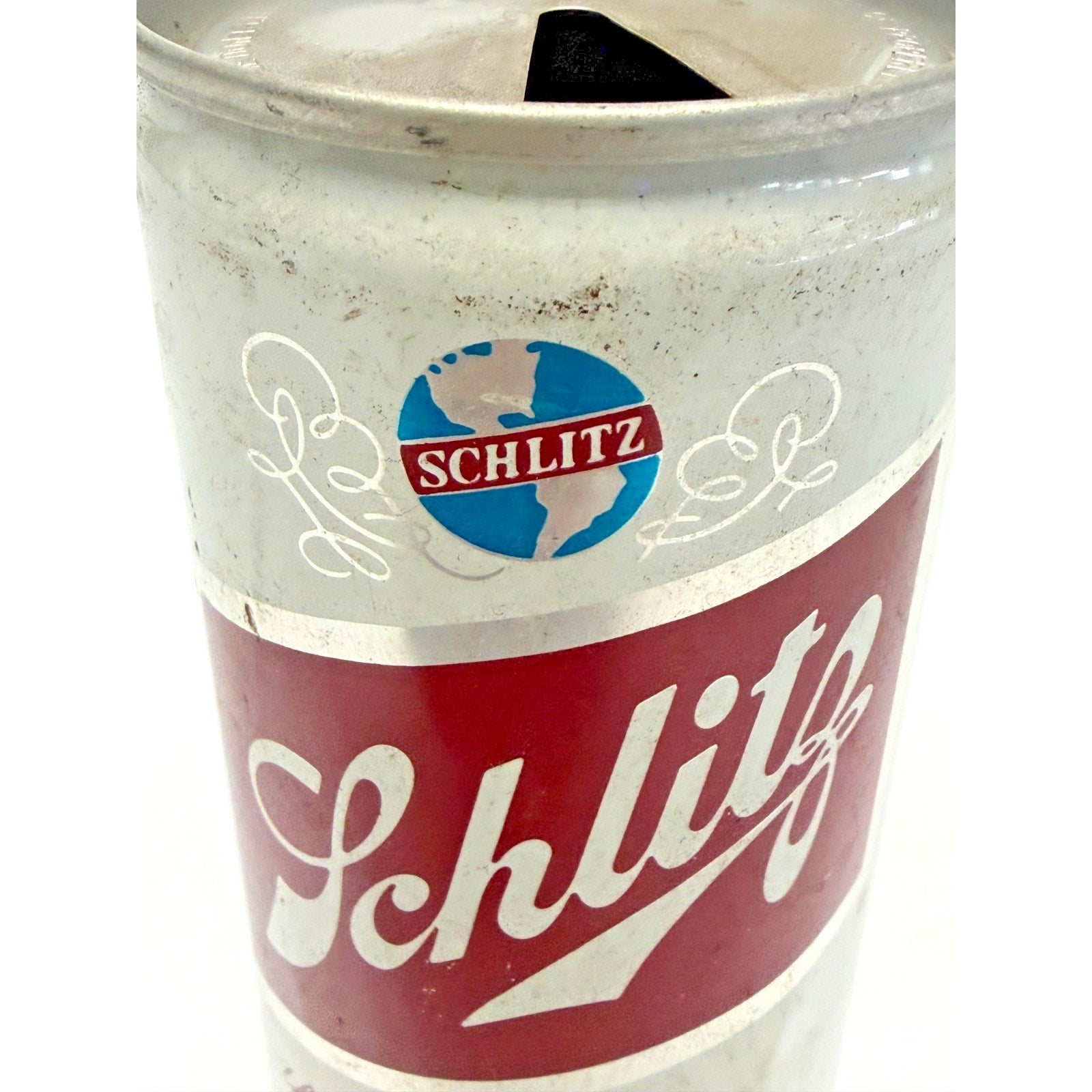 Vintage Schlitz Lift Pull Tab Top 12oz Beer Milwaukee Antique Schlitz 1975 Can