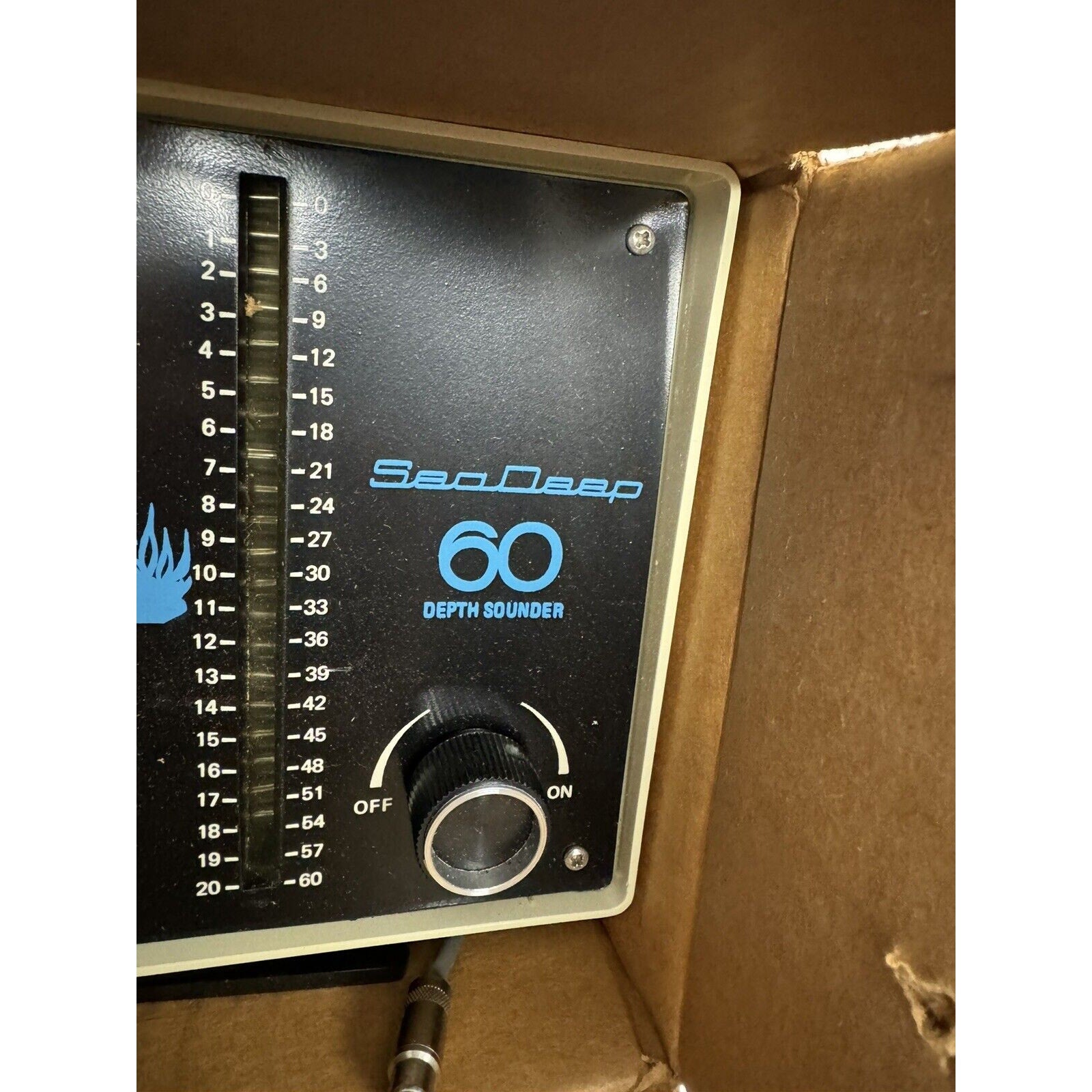 VINTAGE NOS Sea Deep Depth Sounder Model 60 - RARE / NEW IN BOX