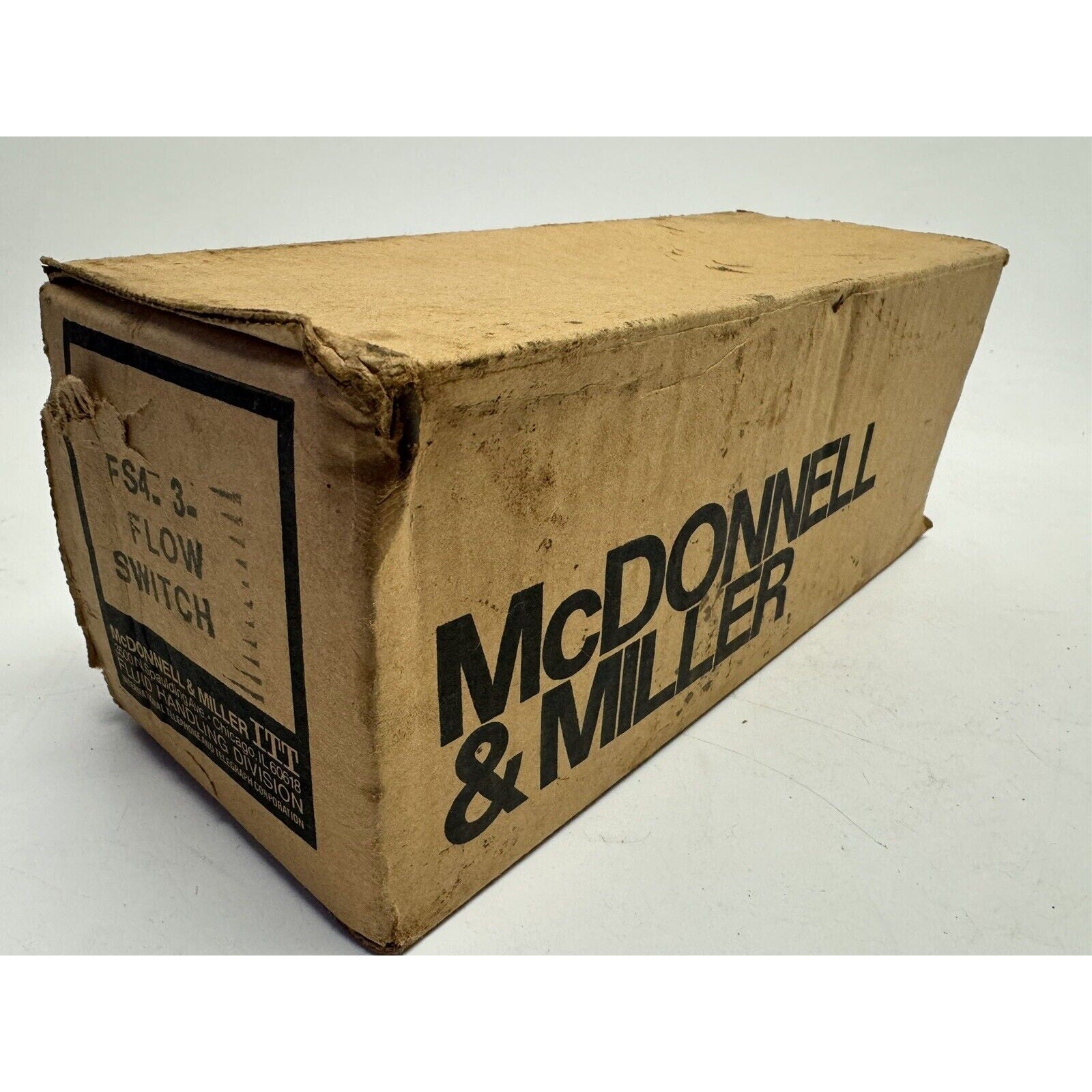 VINTAGE NOS McDonnell & Miller Series FS4-3 Liquid Flow Switch 114400