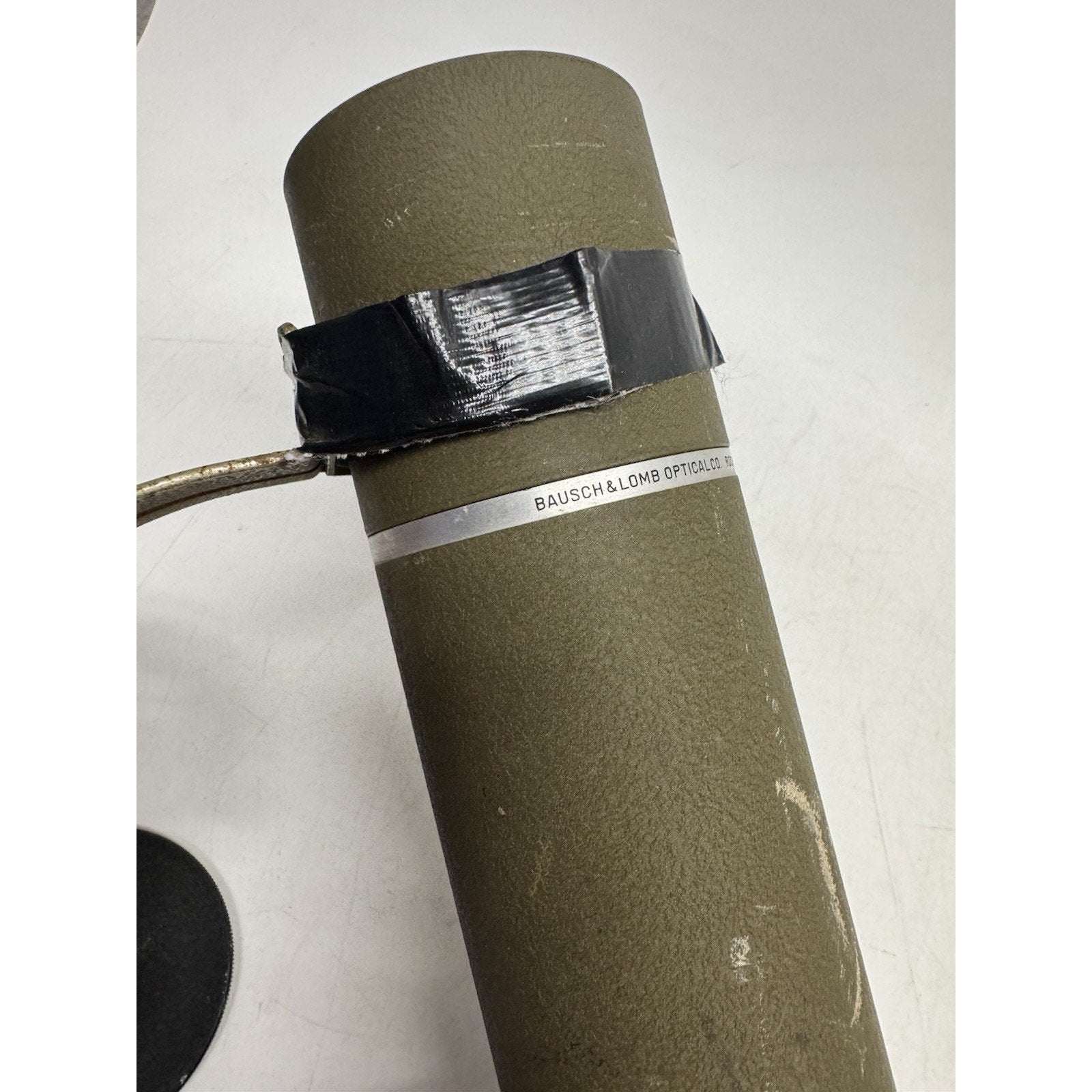 VINTAGE RARE Bausch & Lomb Military WW II Spotting Scope Green 1942