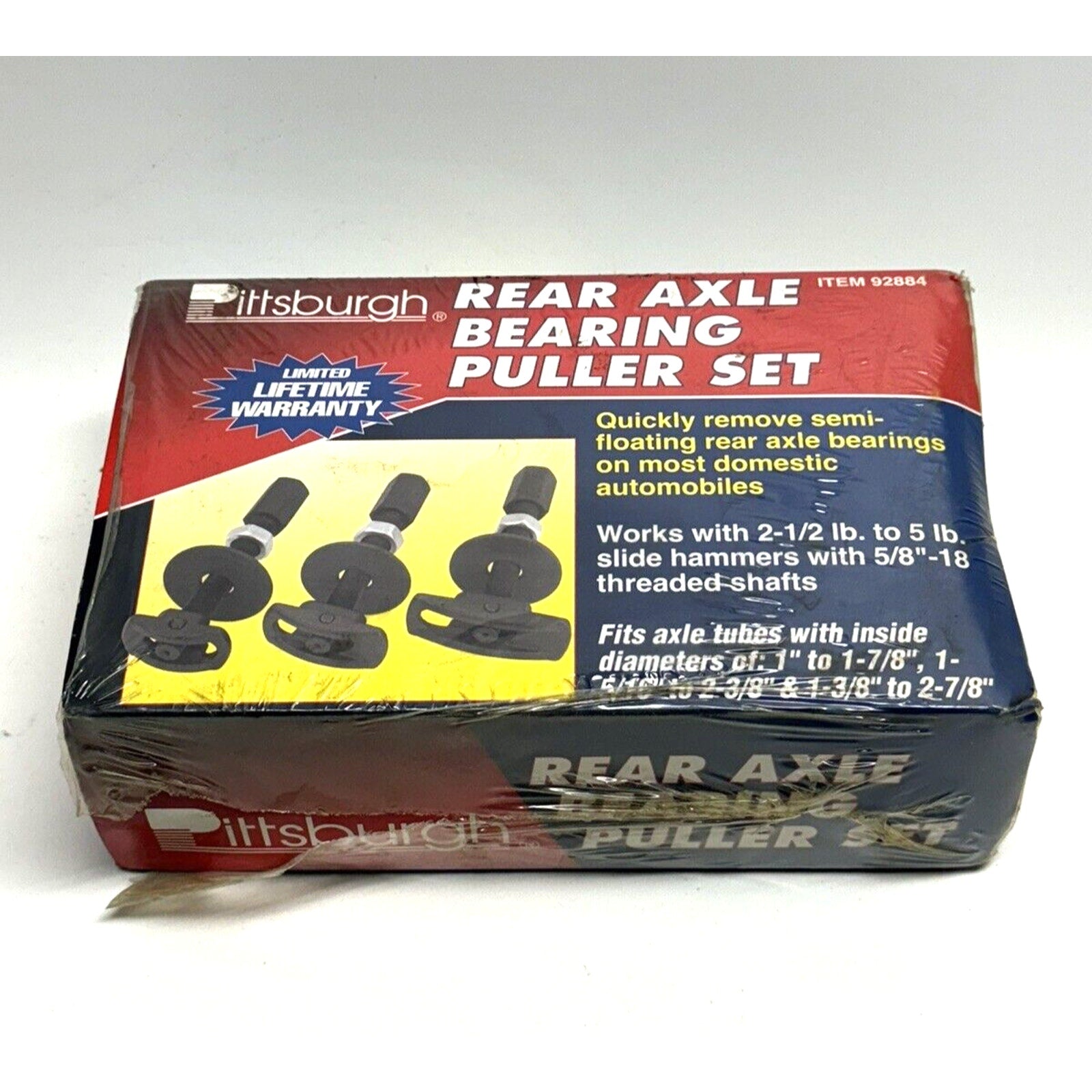 VINTAGE FACTORY SEALED Pittsburgh Rear Axle Bearing Puller Set Item# 92884