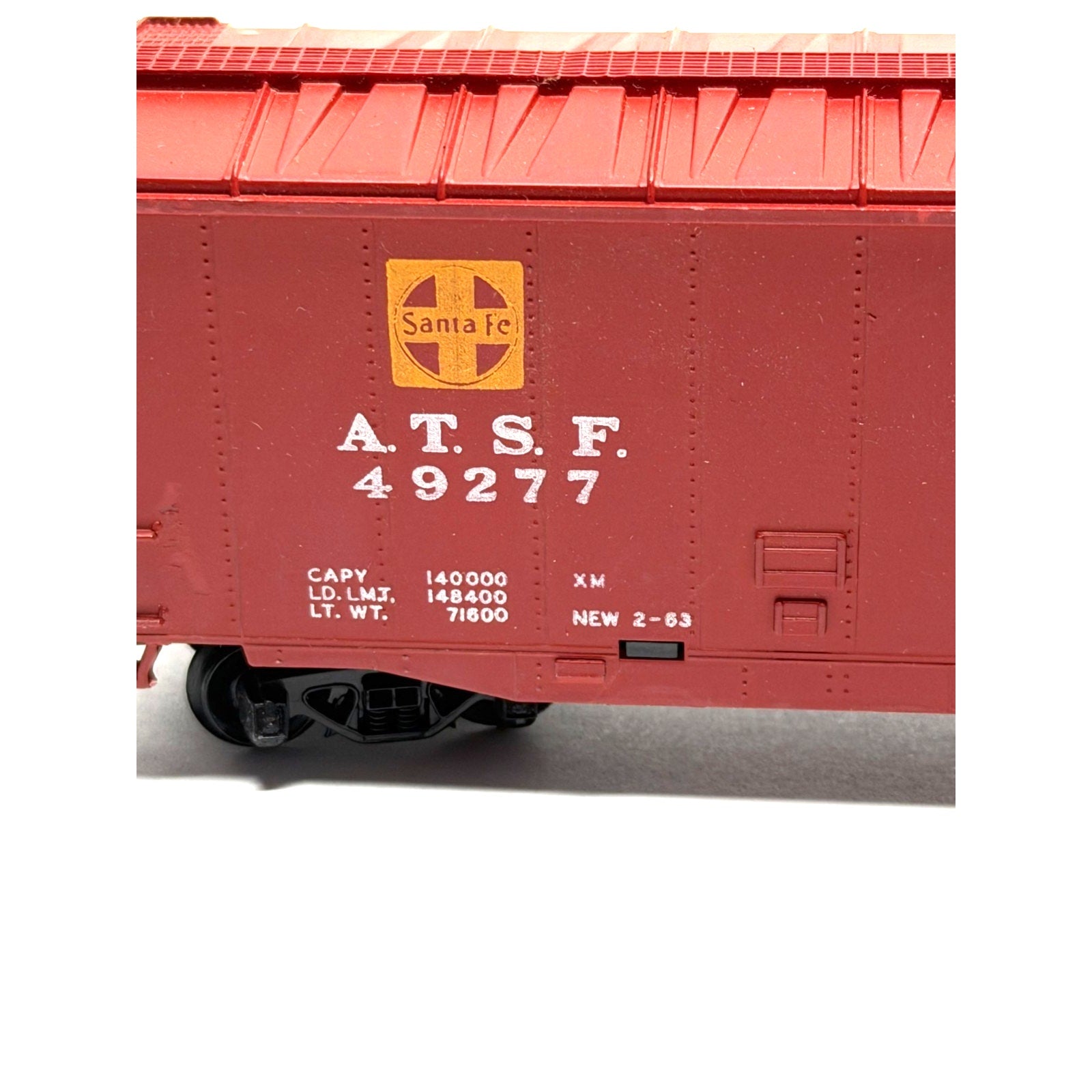 Vintage Tyco HO scale El Capitan Santa Fe ATSF 49277 Box Car