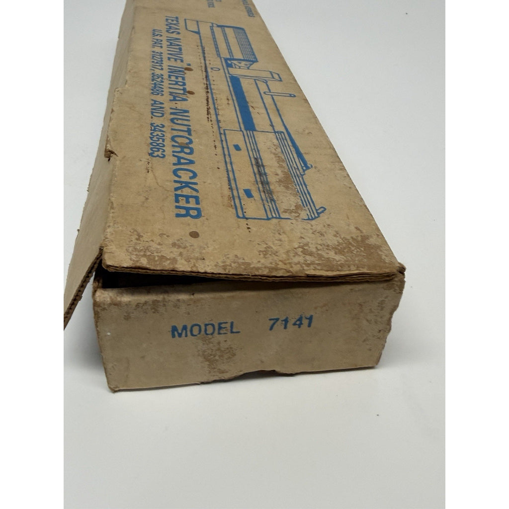 Vintage NOS Texas Native Inertia Nutcracker Model 7141 w/ Box & Instructions