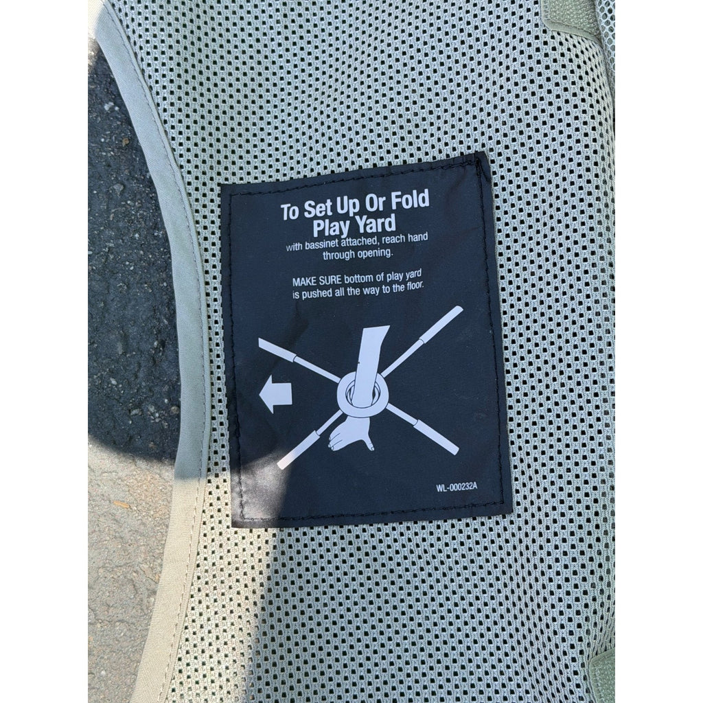 Nuna Sena Aire Playard & Travel Crib - Caviar Gray