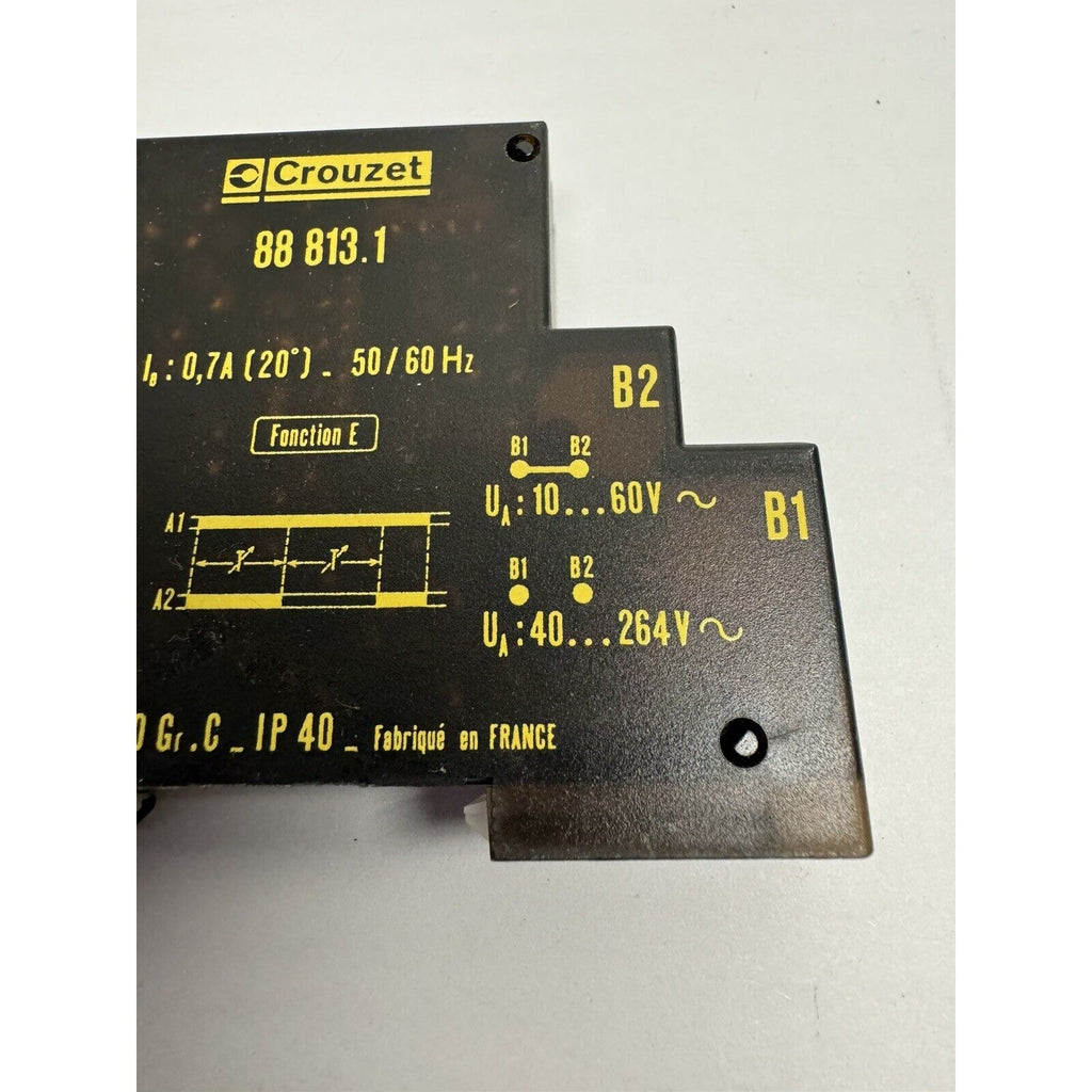 VINTAGE NOS Crouzet 88 813.1 Time Delay Relay IP40 Made in France