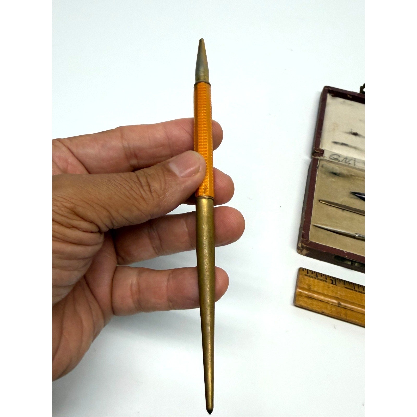 Vintage Antique Art Deco Writing Desk Set Boxed Pen Pencil Letter Opener