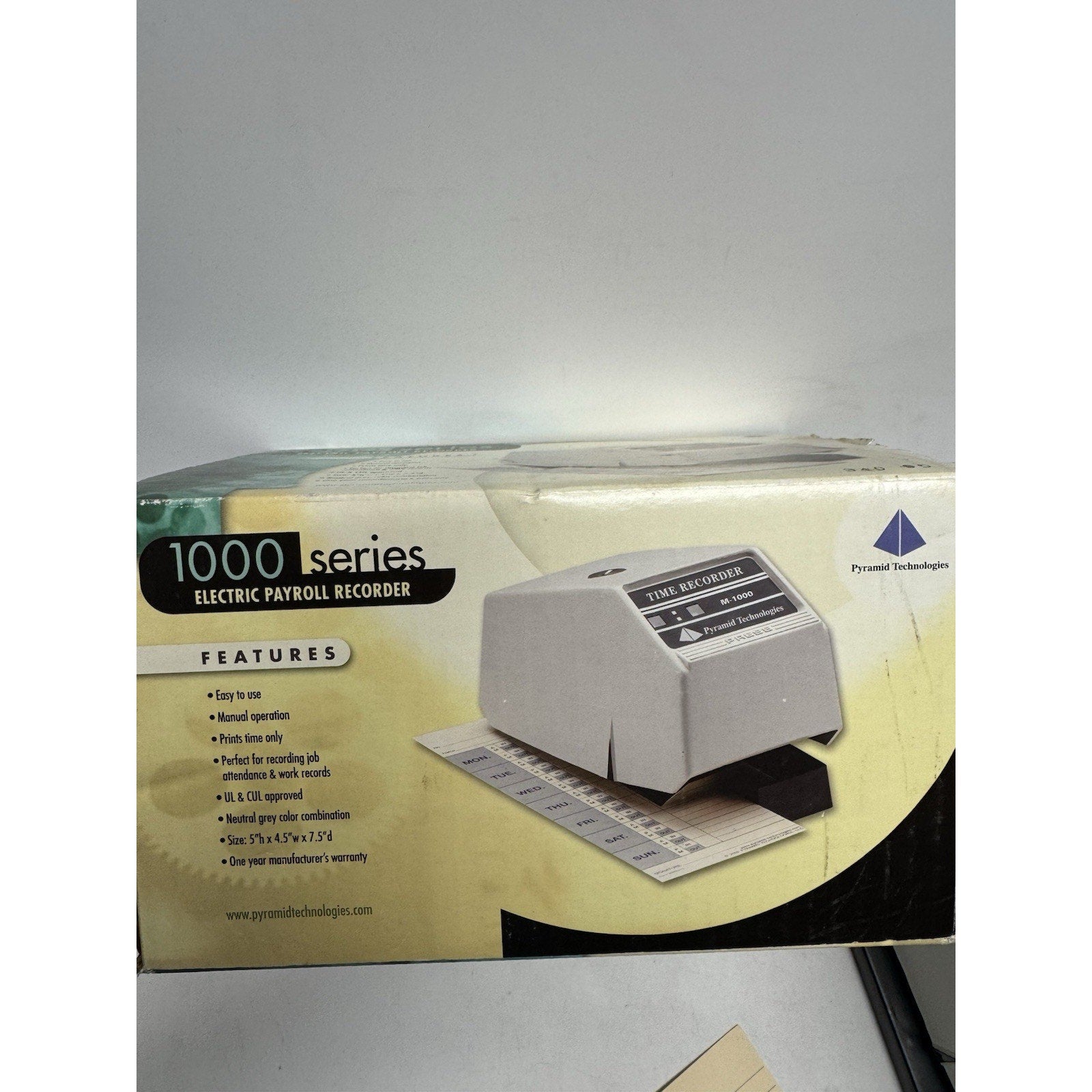 Vinrage NOS Pyramid Technologies 1000 Series Electric Payroll Recorder USA