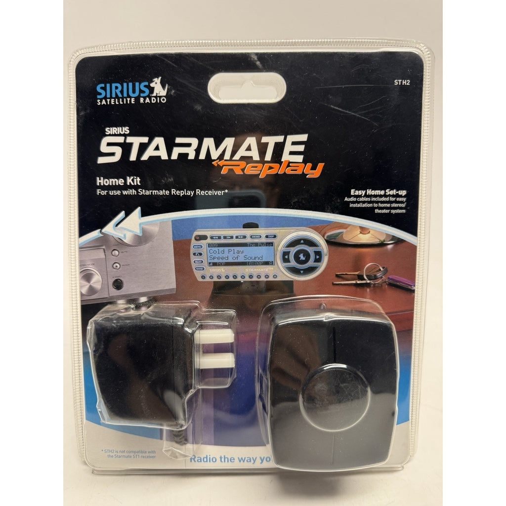 VINTAGE 2005 NEW Sirius Satellite Starmate Replay Home Kit New STH2 Hoem Antenna