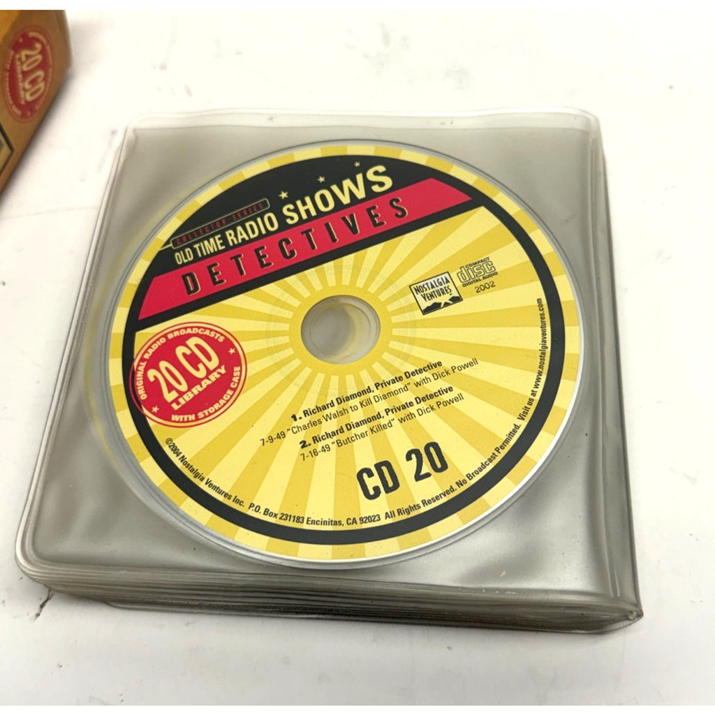 Vintage NEW Old Time Radio Shows Ser.: Detectives (2004, Compact Disc)