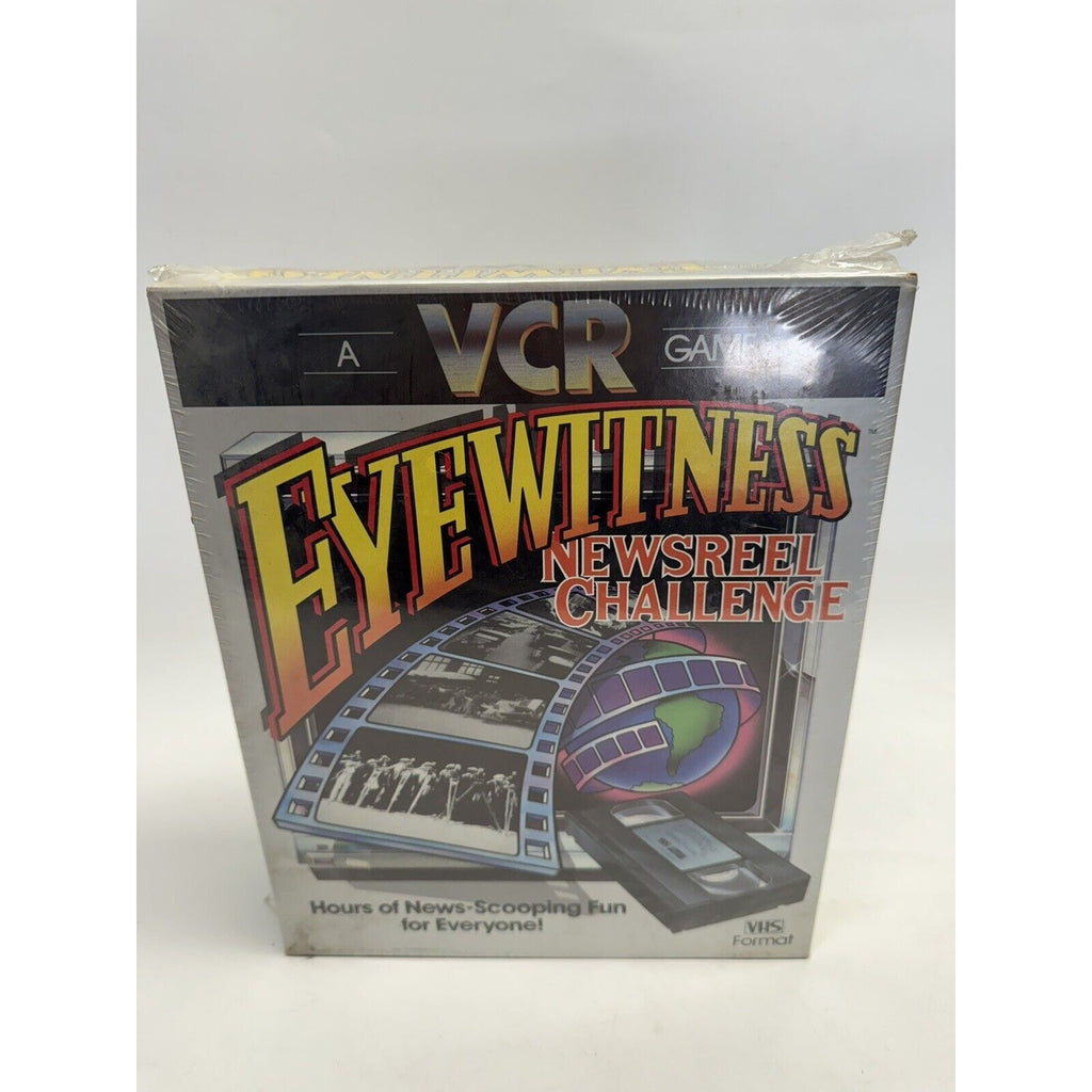 VINTAGE FACTORY SEALED Eyewitness Newsreel Challenge a 1980s VCR game