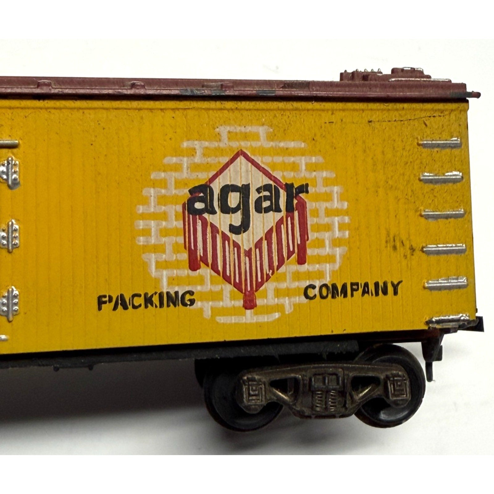 Vintage Athearn HO Agar Packing Company APPX Steel Reefer Car #255