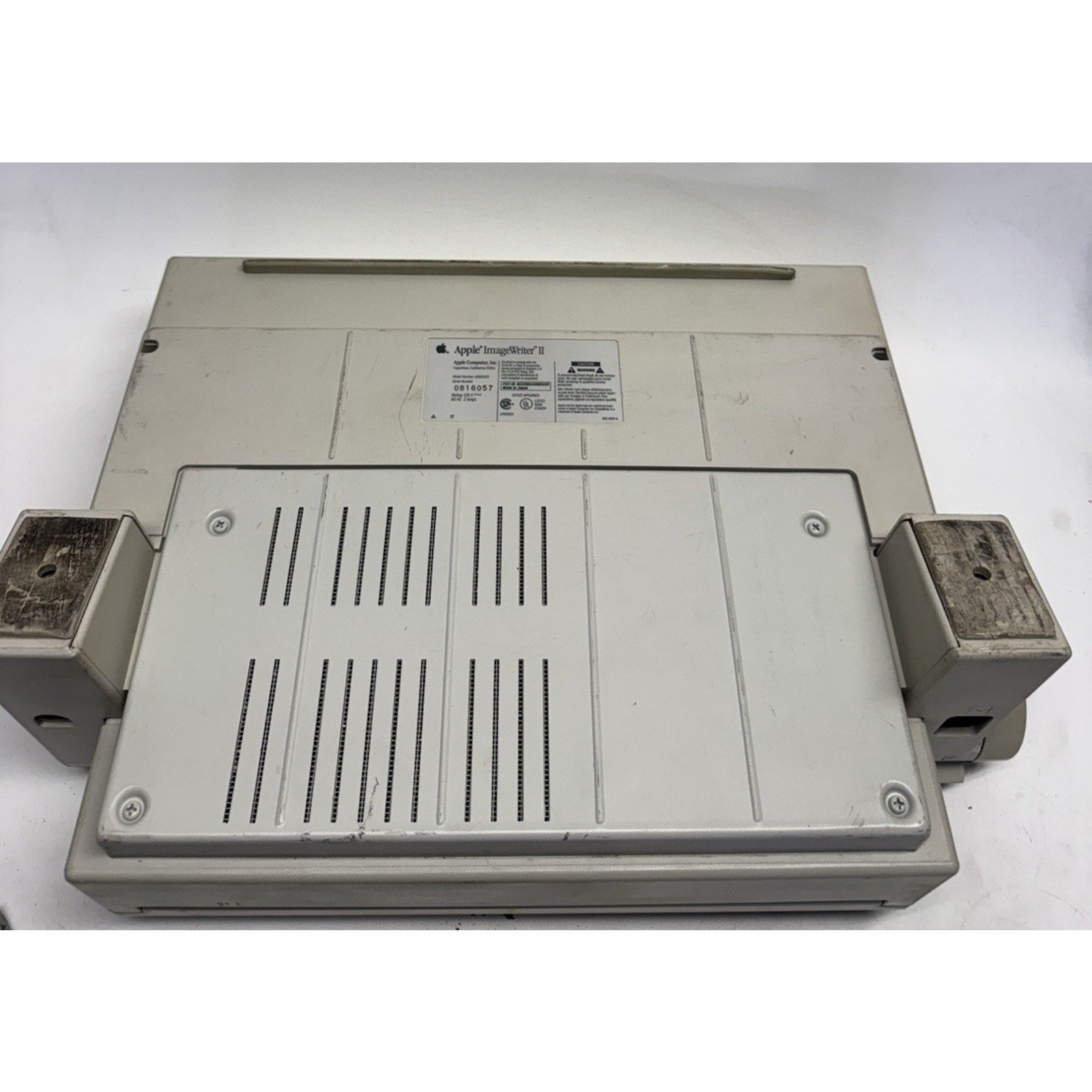 Vintage Apple ImageWriter II Dot Matrix Printer A9M0320 Power On - UNTESTED