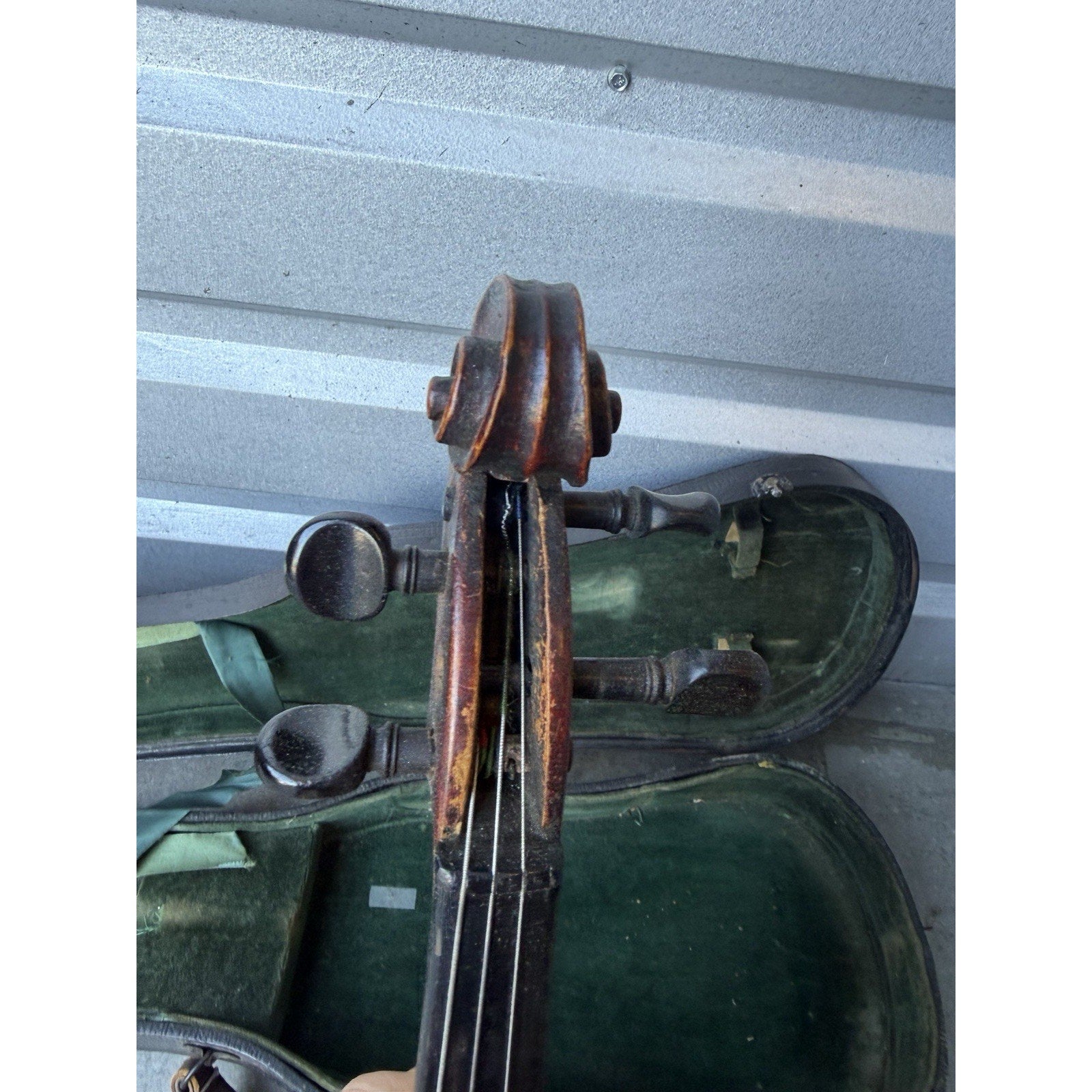 Vintage Stradavarius style 4/4 Violin w/Case ~~Missing String~~