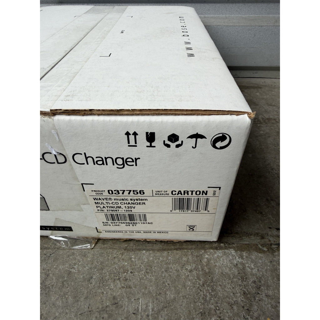 VINTAGE NOS Bose Wave Music System Multi-CD Changer Accessory Platinum White #1