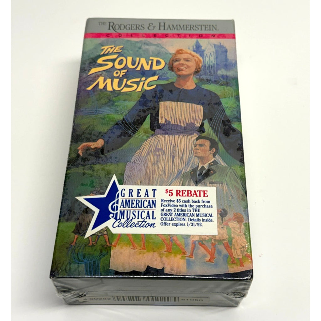 VTG The Sound of Music (VHS, 1991, 2-Tape Set) Vintage Cassette Factory Sealed