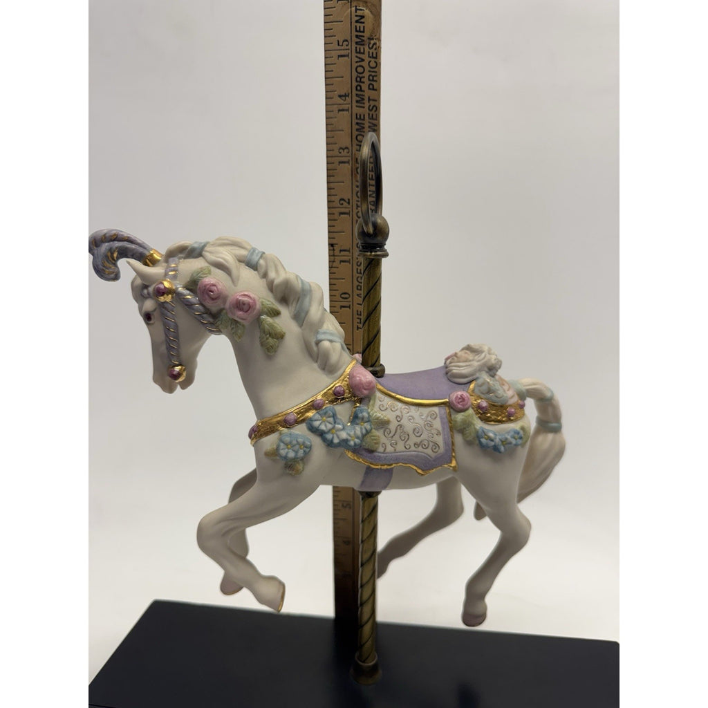 VINTAGE Cybis Sugarplum Porcelain Carousel Horse 12" L/Edition #142/750