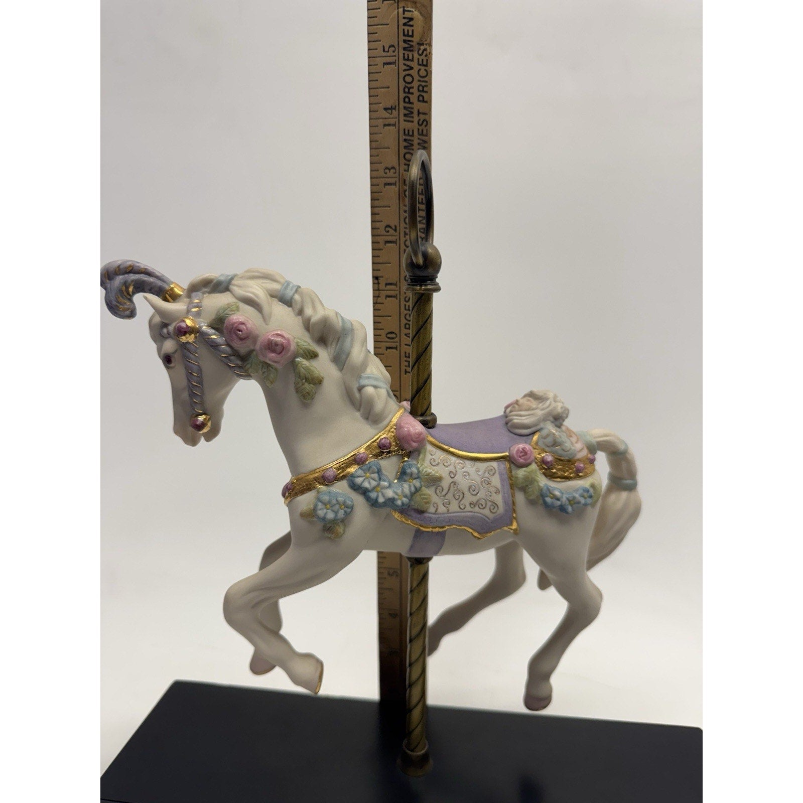 VINTAGE Cybis Sugarplum Porcelain Carousel Horse 12" L/Edition #142/750