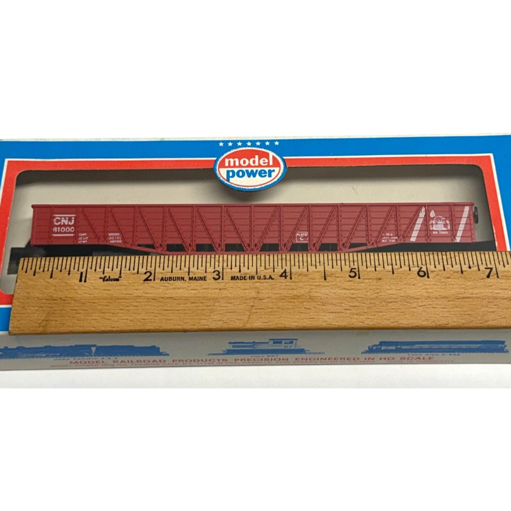 Vintage NEW Model Power HO Scale Wood Gondola 9094 C.N.J.