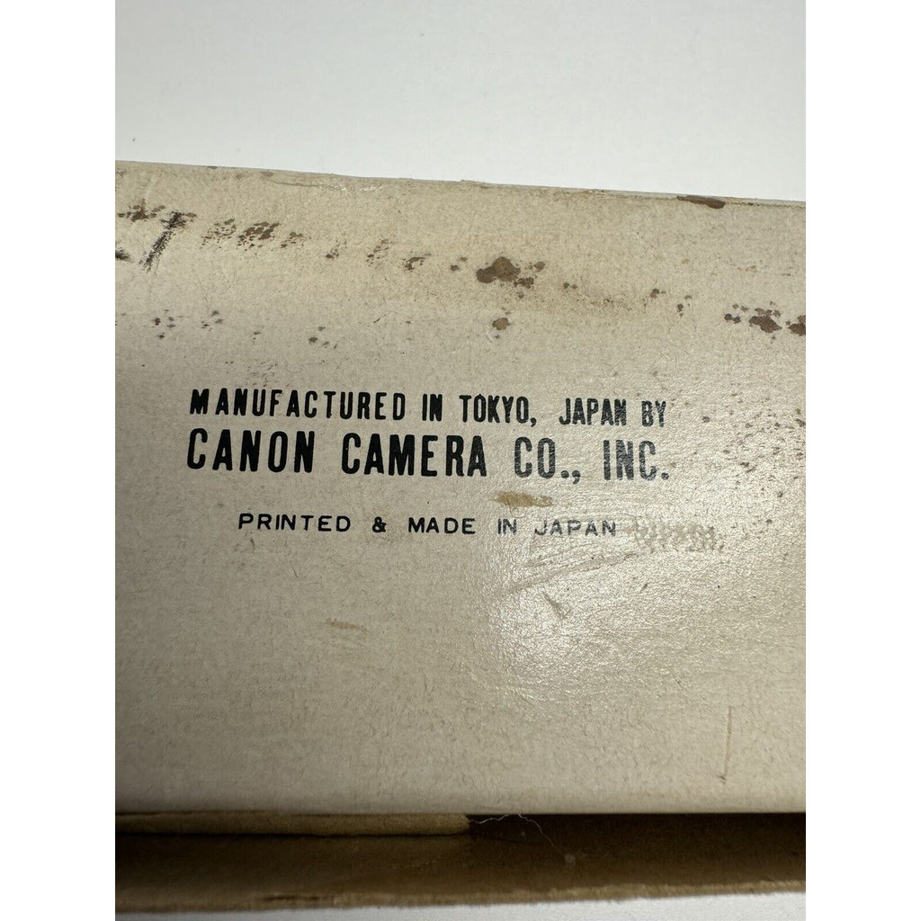 Vintage NOS Canon Chest Pod Retractable Handheld Monopod Original Box JAPAN