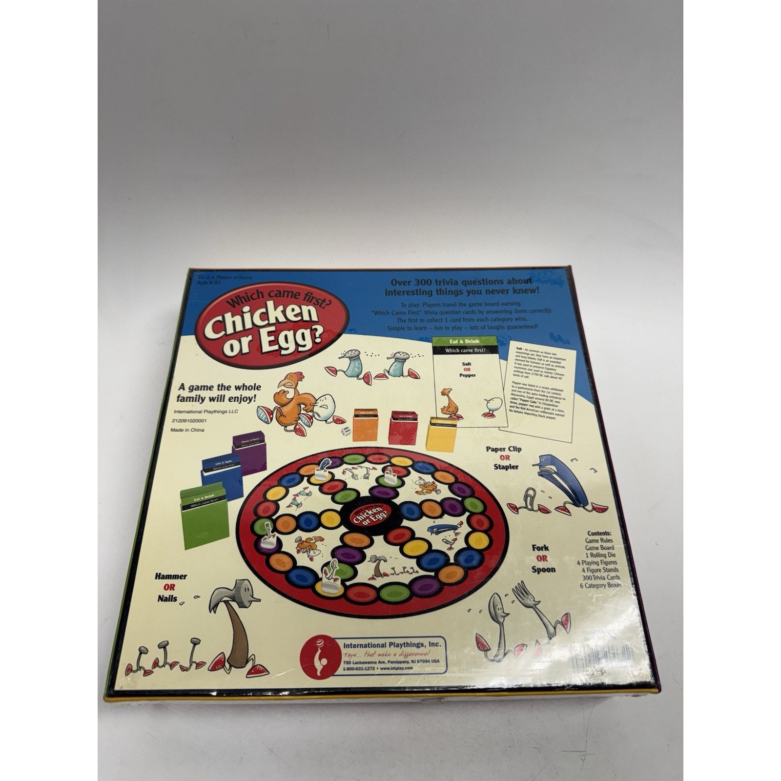 FACTORY SEALED Which Came First the Chicken or the Egg? Trivia Family Board Game