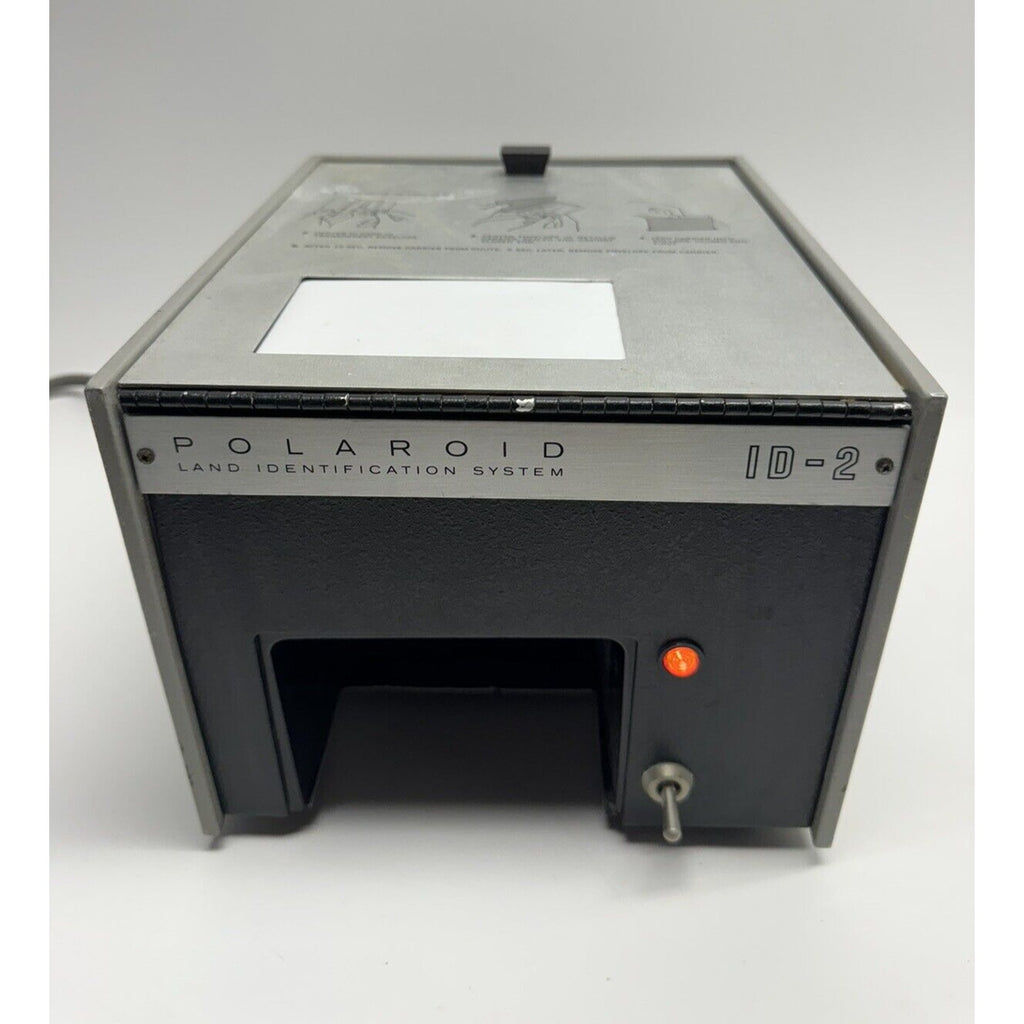 Vintage RARE Polaroid ID-2 Land Identification System Photo ID Camera TURNS ON!