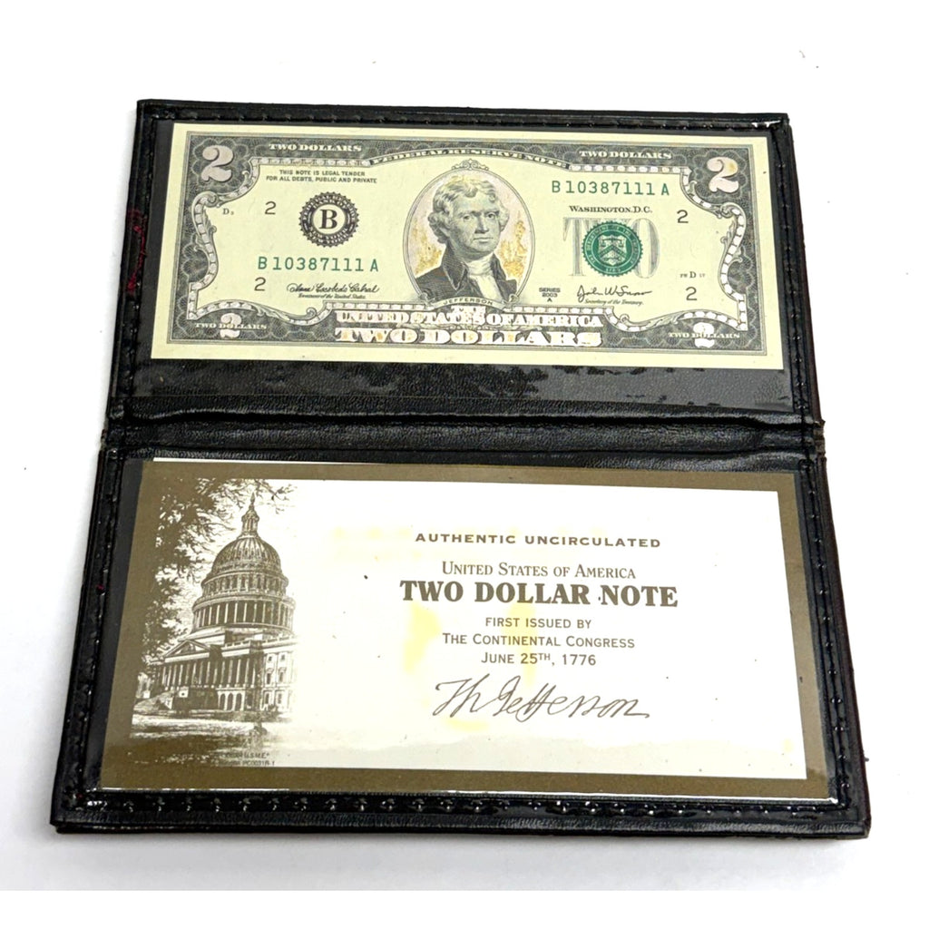 Vintage Series 2003 $2 Two Dollar Bill Note - Authentic Uncirculated - WRME Port