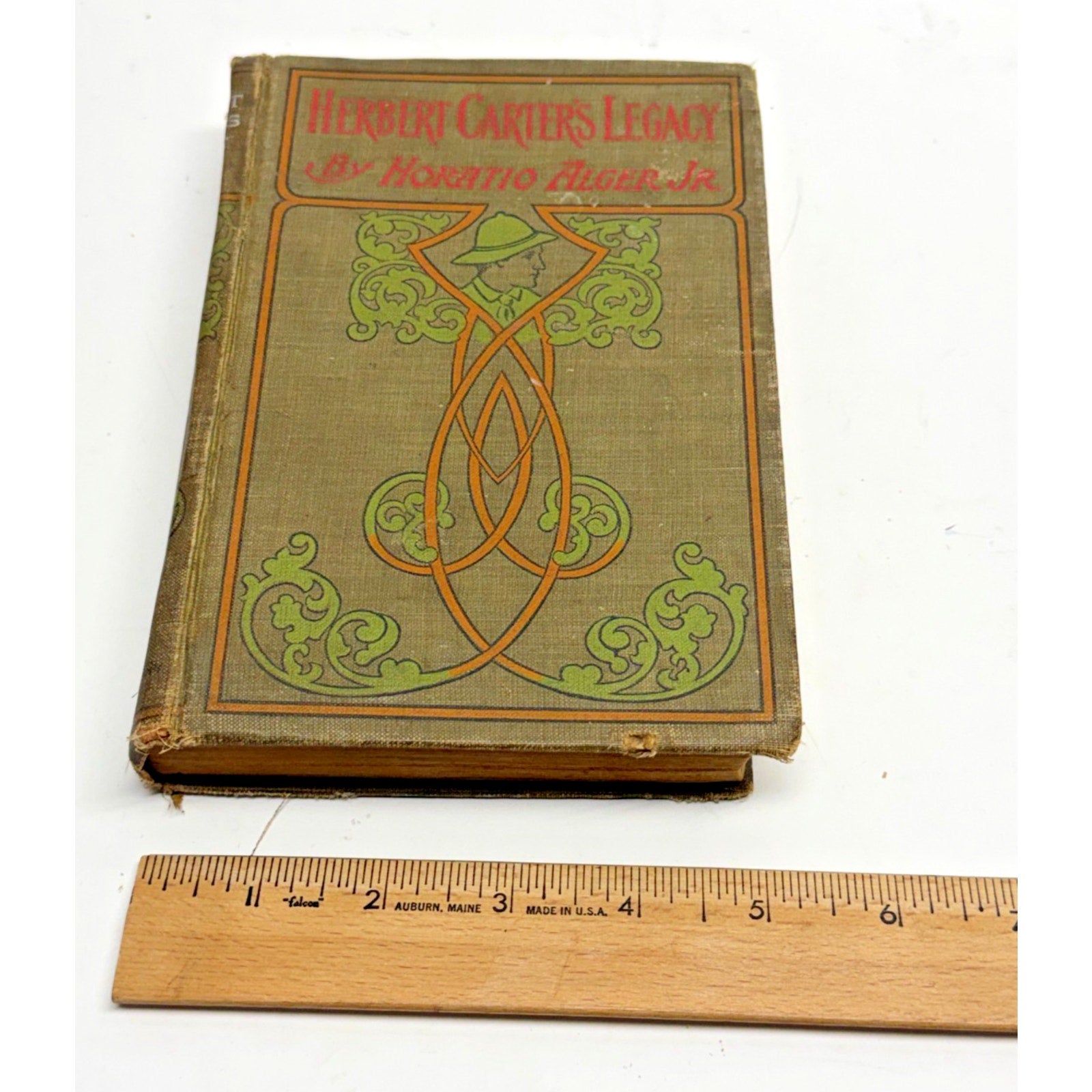 Vintage Horatio Alger Jr. The Young Acrobat of the Great North Woods HC Art