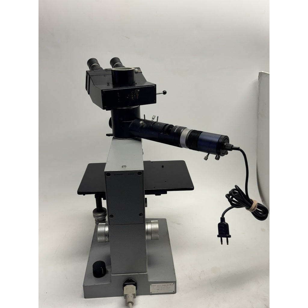 VINTAGE Leitz Ortholux II Microscope w/5x Objectives/ILamp Housing