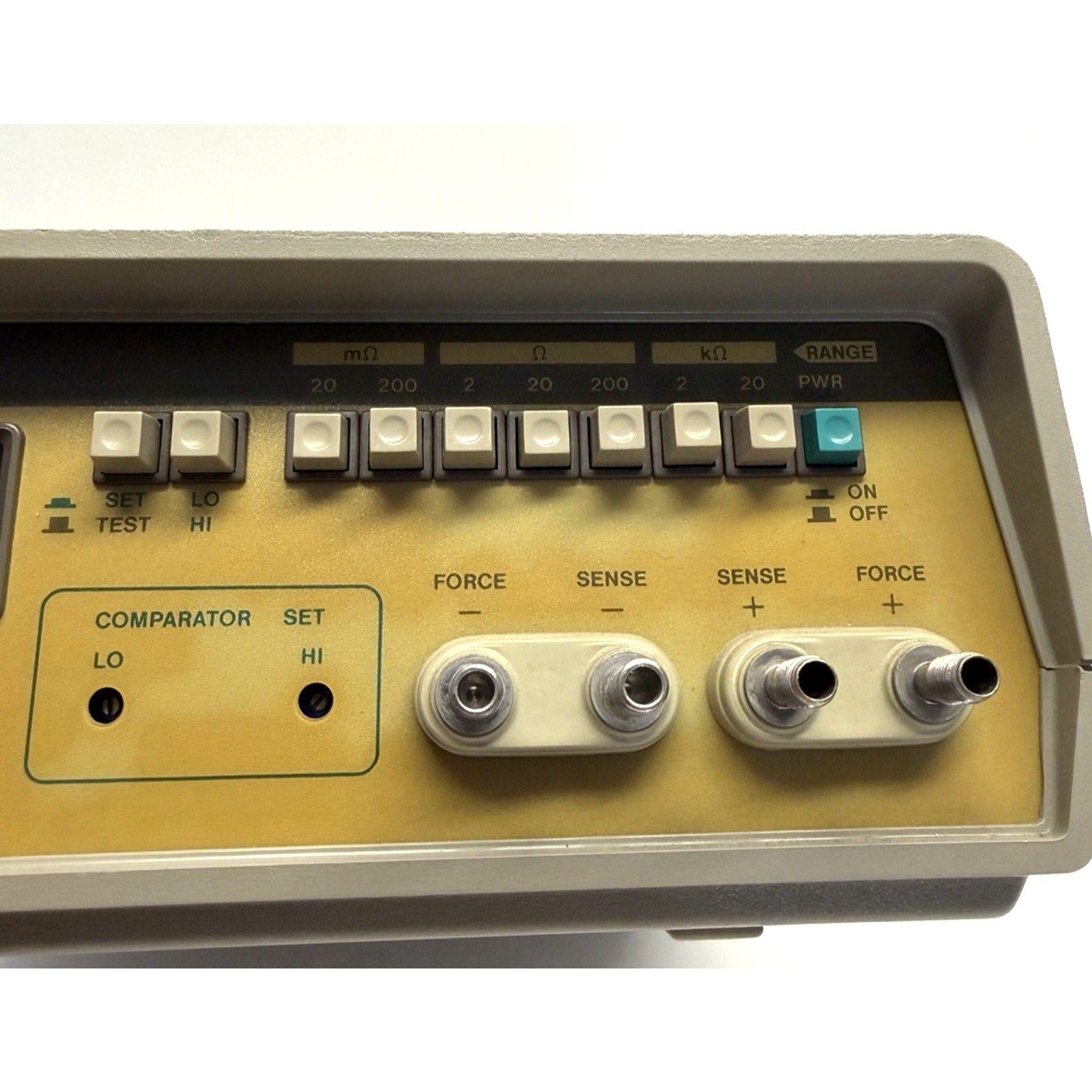 VINTAGE GW INSTEK GOM -801G MILLI-OHM METER WORKS!