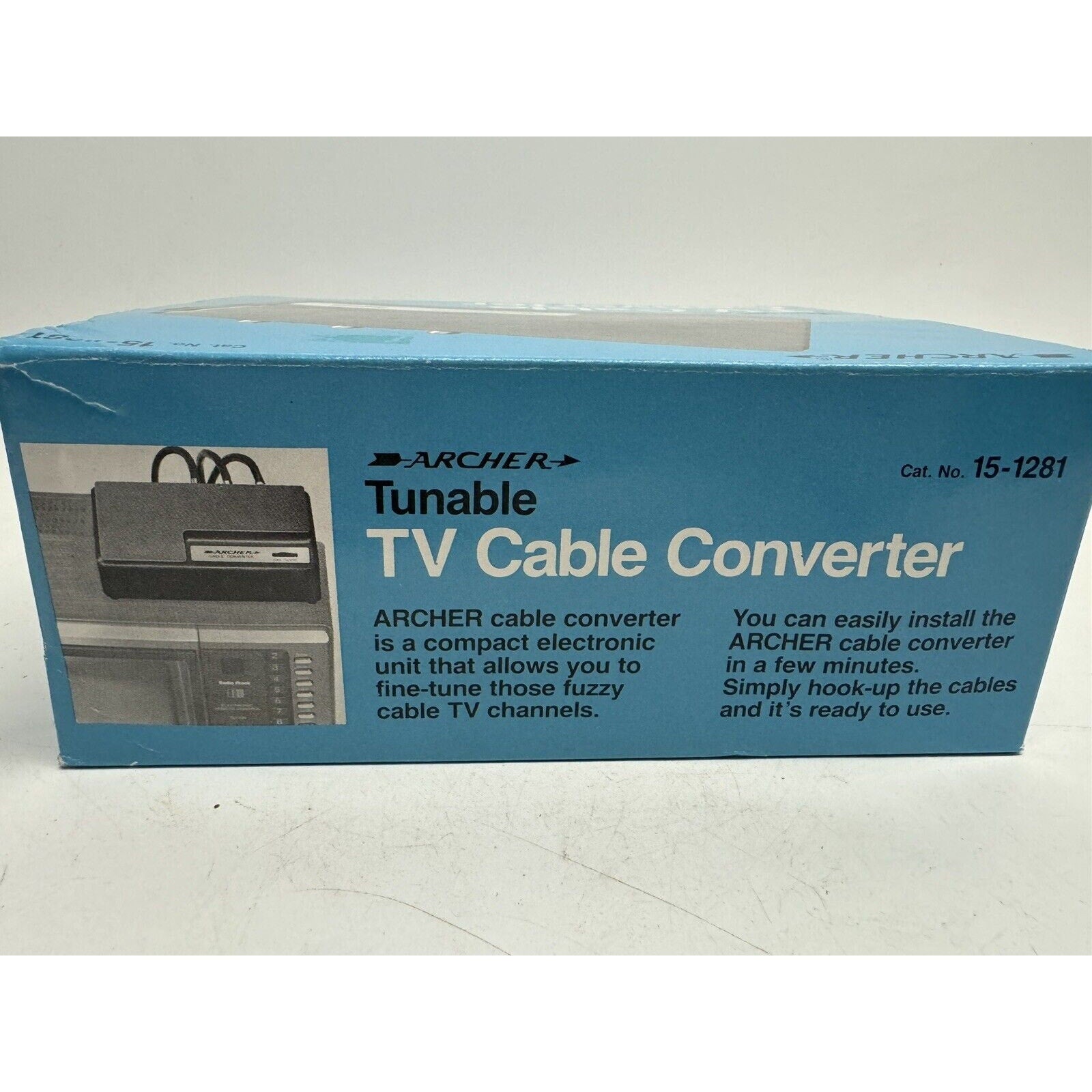 VINTAGE SEALED NEW Archer Tunable TV Cable Converter #15-1281 Radio Shack