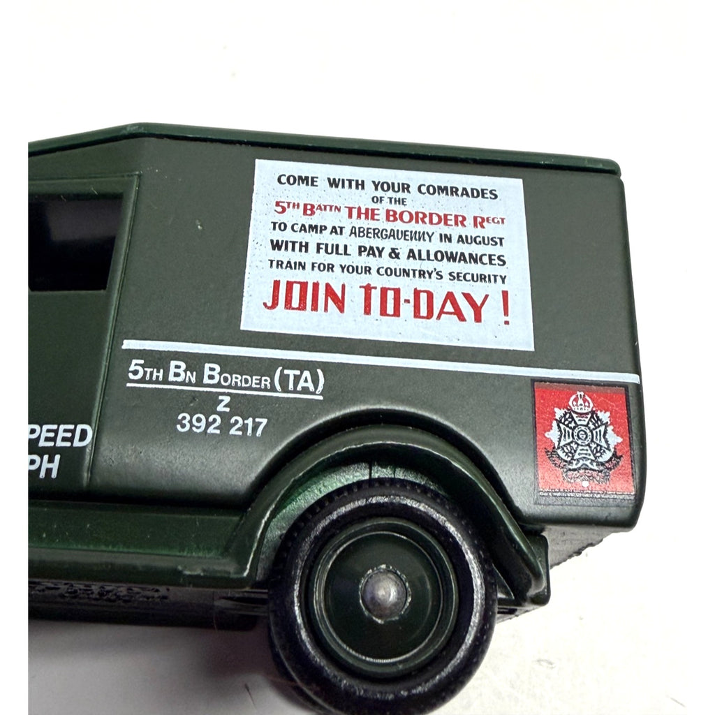Vintage Lledo 1939LLE British army collection 1939