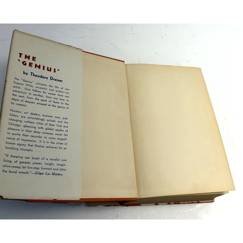 VINTAGE RARE 1931 The Genius by Theodore Dreiser Published by Horace Liveright