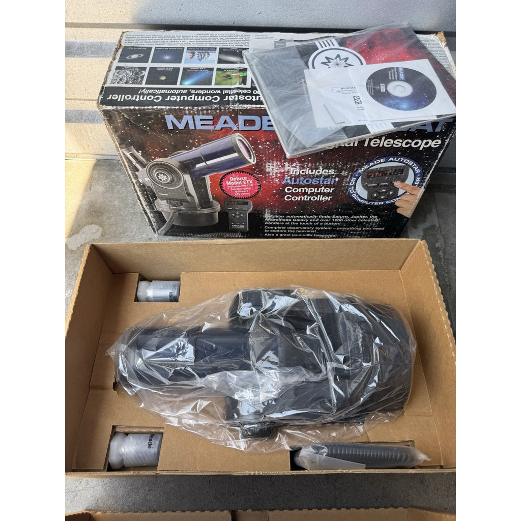VINTAGE SEALED PACKAGE Meade ETX-60 AT Refractor Telescope Blue Tube