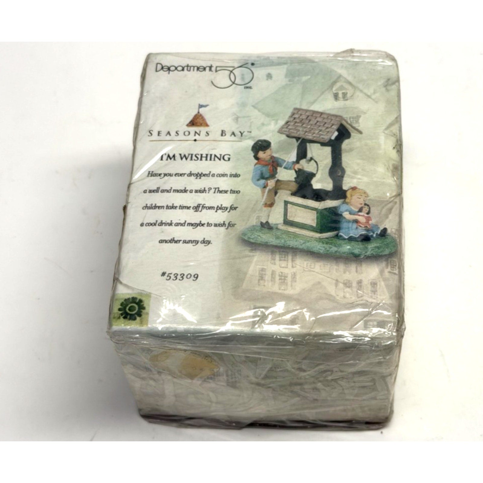 Vintage Dept 56 53309 I'm wishing Seasons bay - Sealed New!
