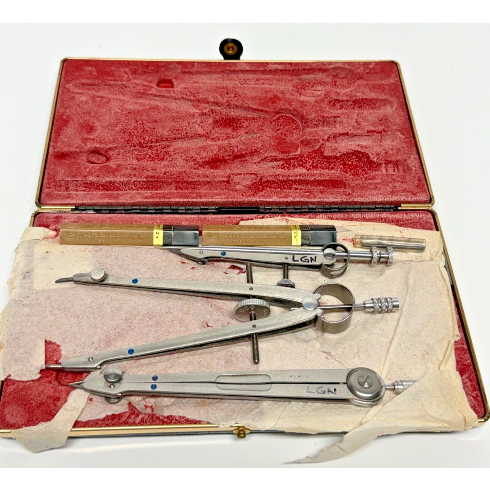 Vintage VEMCO ~ Vintage Stainless Steel Drafting Tools ~ Compass ~