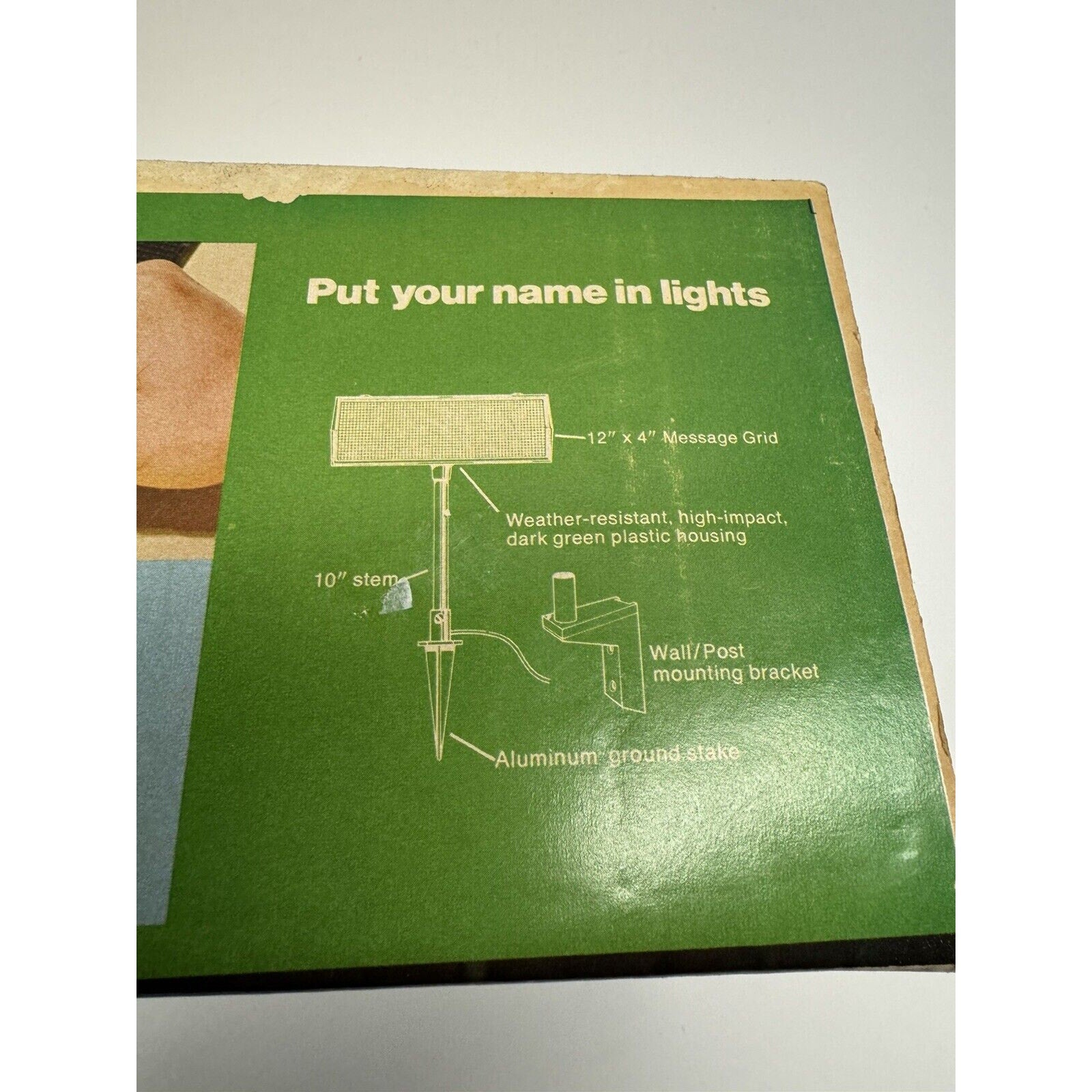 VINTAGE NOS Intermatic Name'n Number Light For Residential House Address HN-12