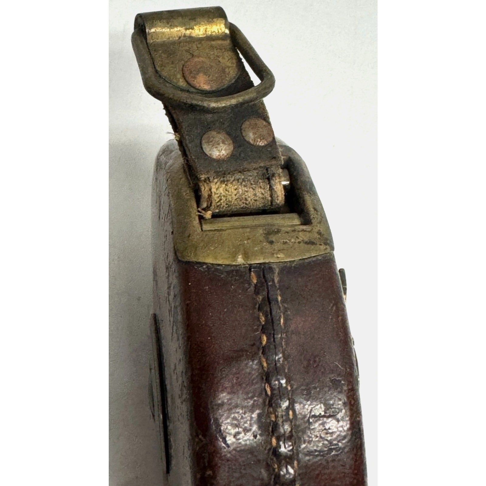Vintage Measuring Tape In Leather Case Piccolo KEUFFEL & ESSER CO NEWYORK 50ft
