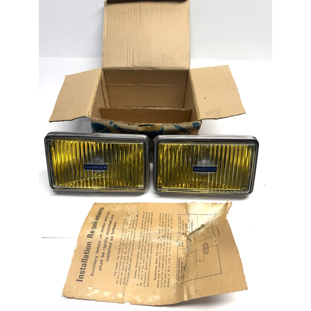 VINTAGE NOS PAIR CARELLO JOD Foglights 435 Made In Italy