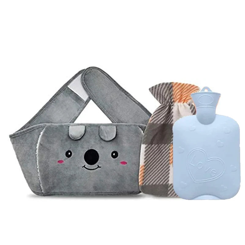 Portable Water-Filled Hot Water Bag Belt - Women's Winter Hand and Waist Warmer for Travel, Home, and Office Comfort