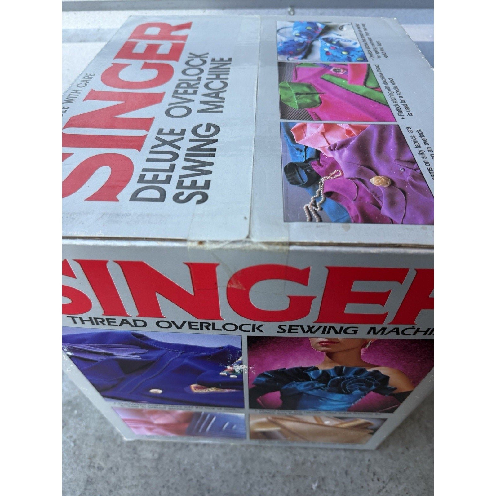 VINTAGE Singer Overlock 14U44, 4-Thread Sewing Machine FACTORY SEALED W/BOX